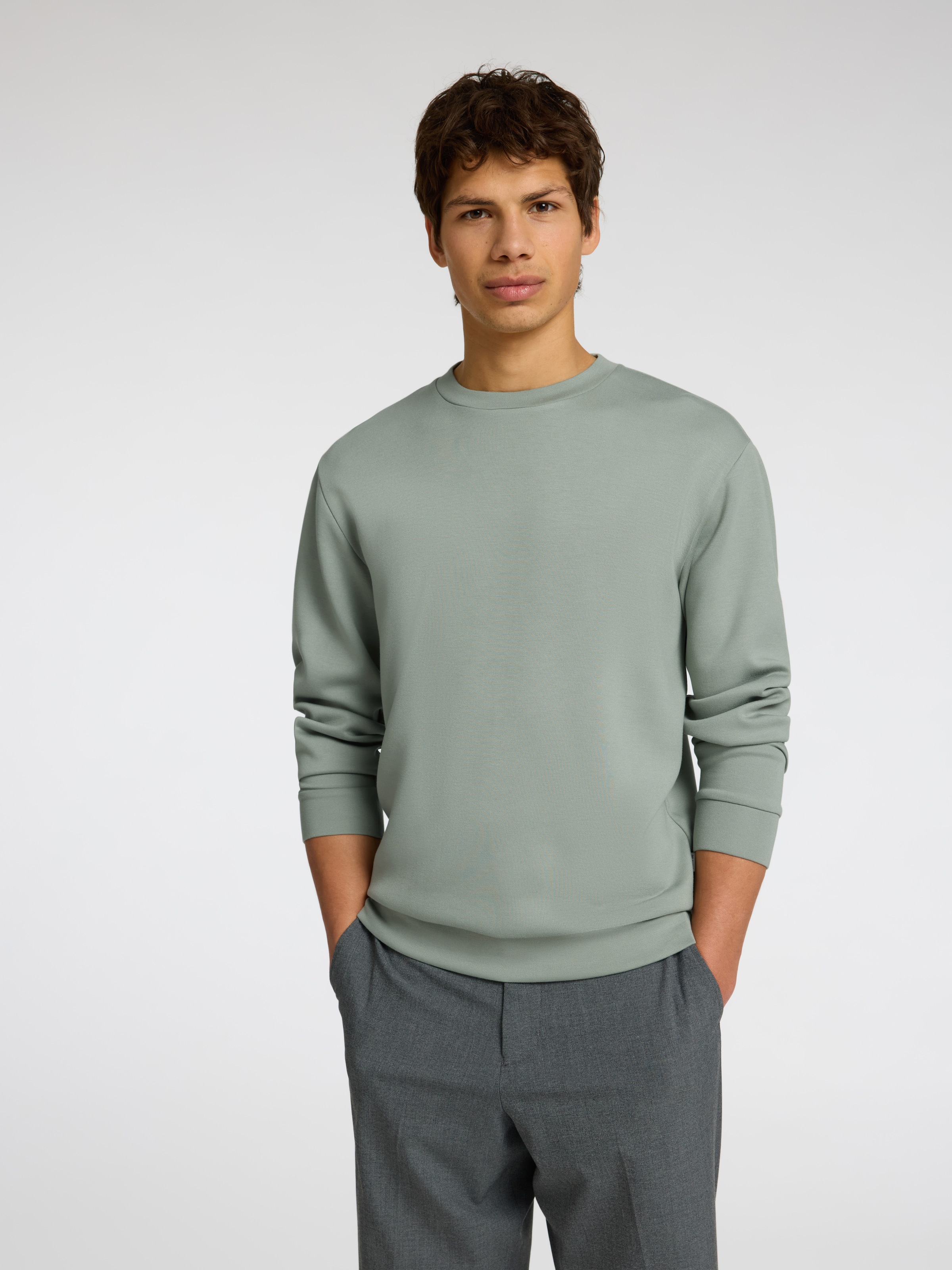 SELECTED HOMME Sweatshirt »SLHEMANUEL SOFT CREW NECK SWEAT NOOS«