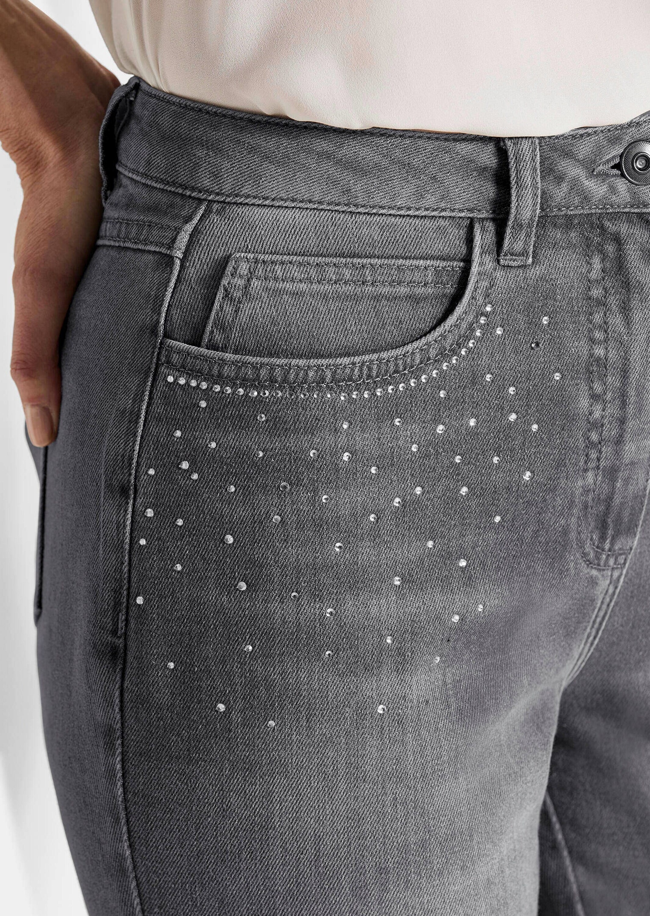 GOLDNER Stretch-Jeans »Mom-Jeans SARA mit Formbund«