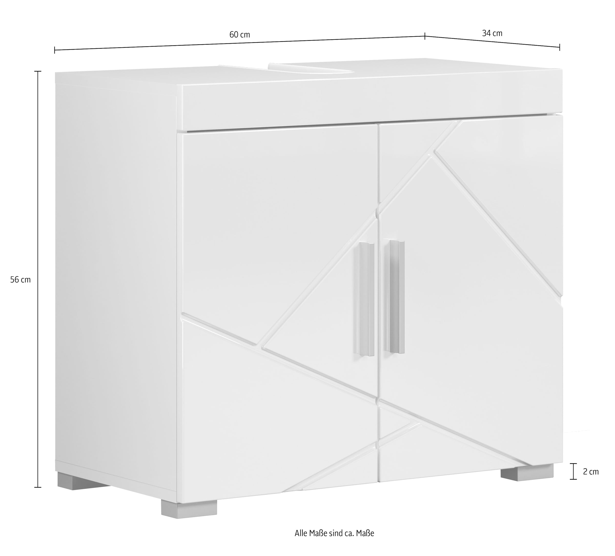 welltime Waschbeckenunterschrank »Avena« 1 Stk. tlg.