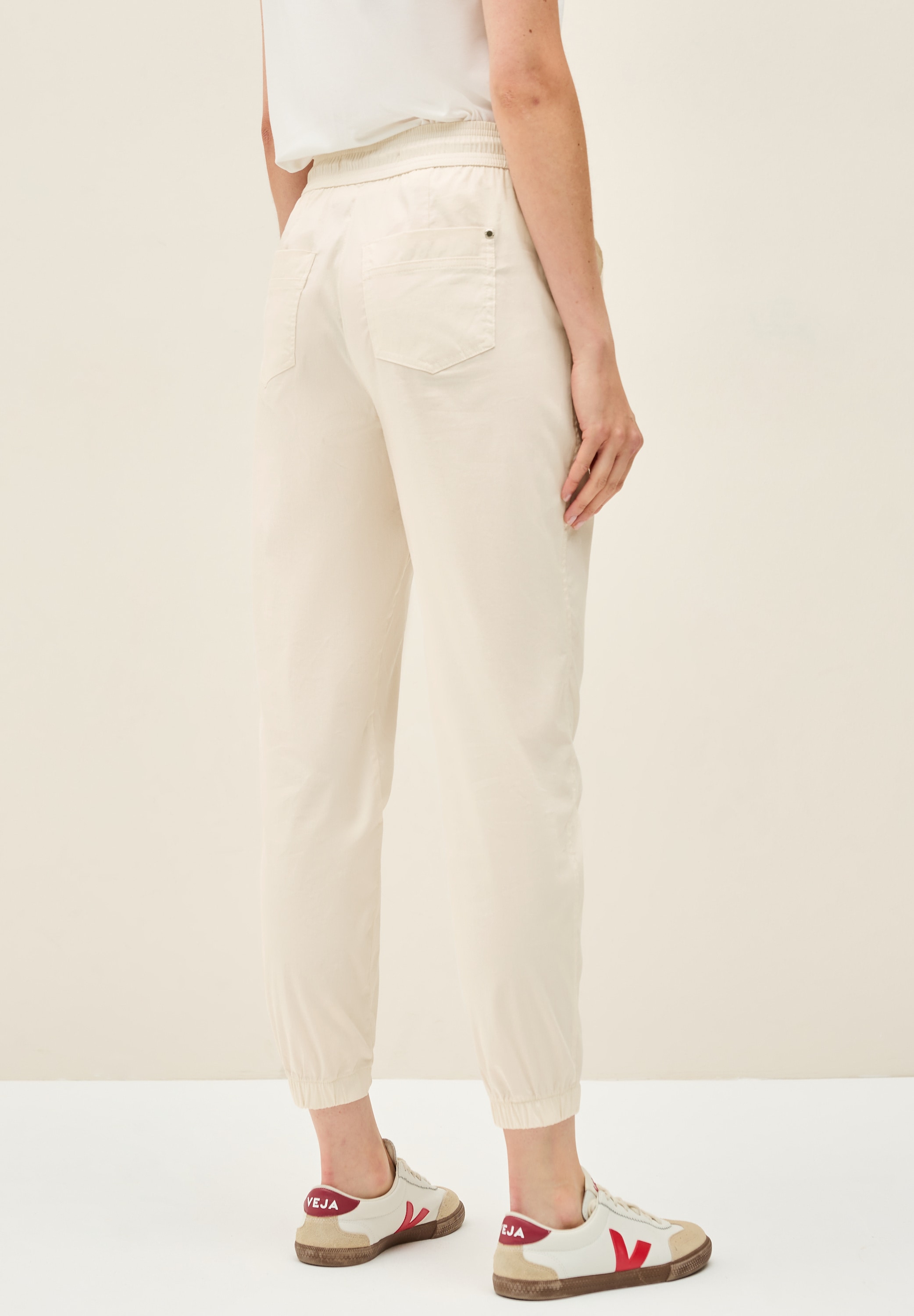 Cecil Cargohose »Style Tracey«, mit elastischer Bund mit Tunnelzug