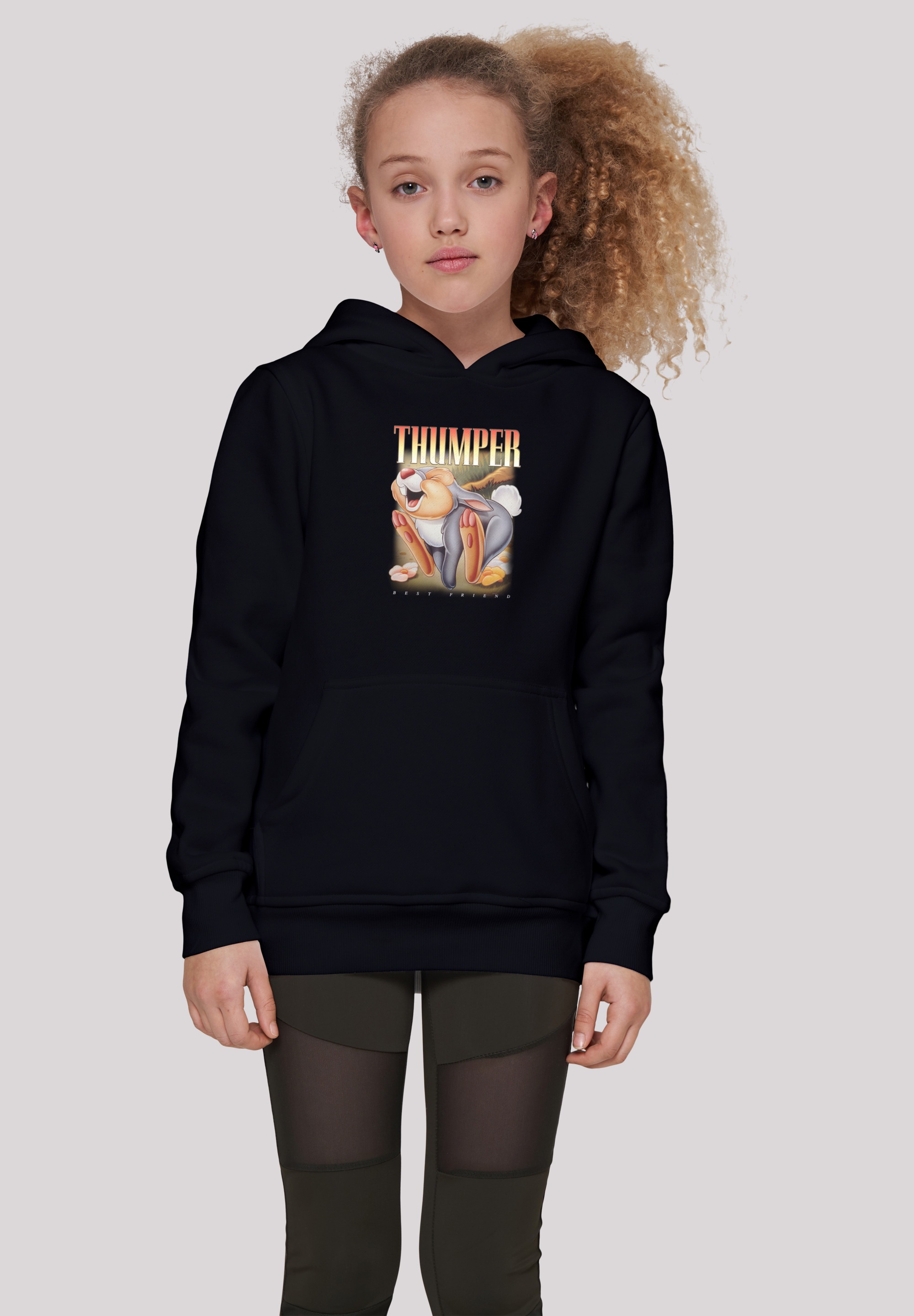 F4NT4STIC Hoodie »F4NT4STIC Kinder Bambi Thumper Montage with Basic Kids Hoody«, (1 tlg.)