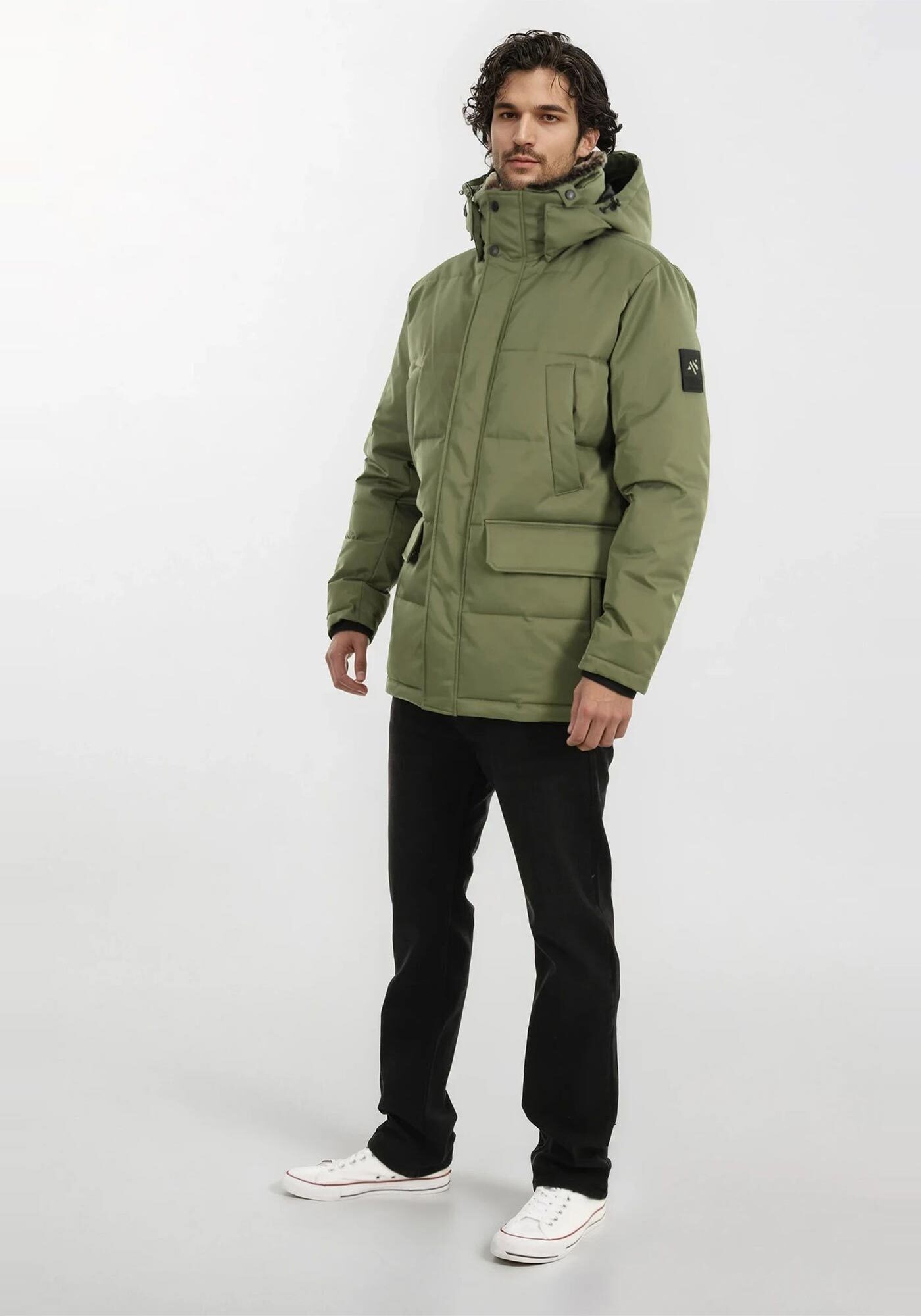 Alessandro Salvarini Winterjacke "ASGiova" Parka mit warmem Kunstfellkragen günstig online kaufen