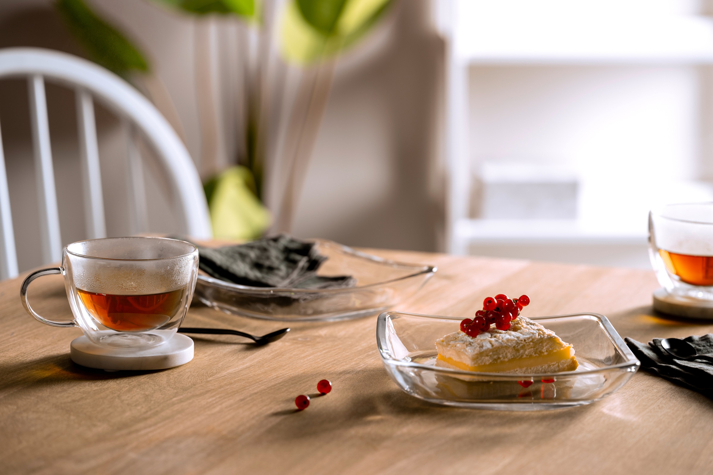 LEONARDO Schale »PIAZZA, Teller ca. 20 cm, 4er-Set«, 4 tlg., aus Glas, spülmaschinengeeignet