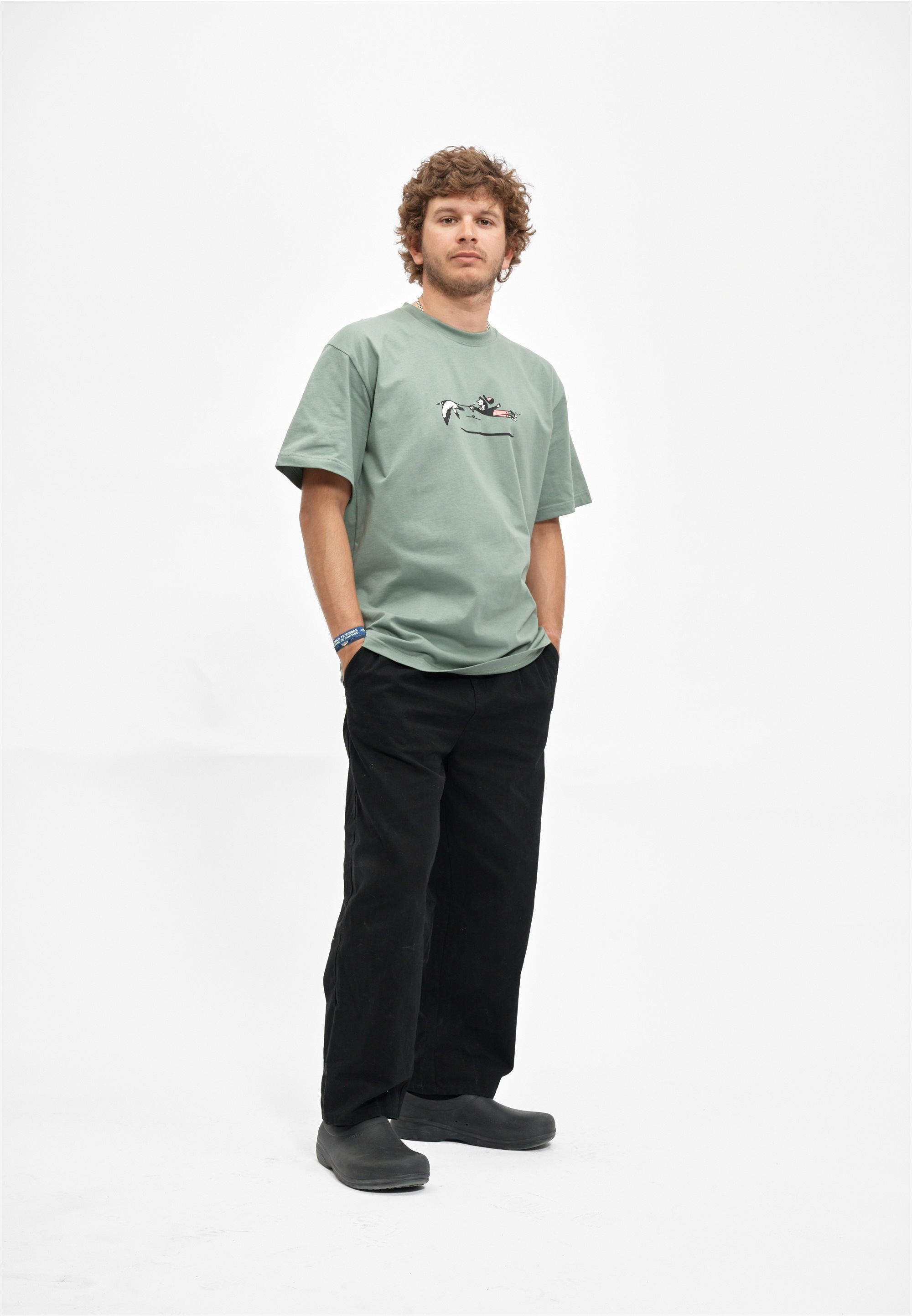 Cleptomanicx T-Shirt »Walk the Gull« mit Rundhals und Print-Motiv