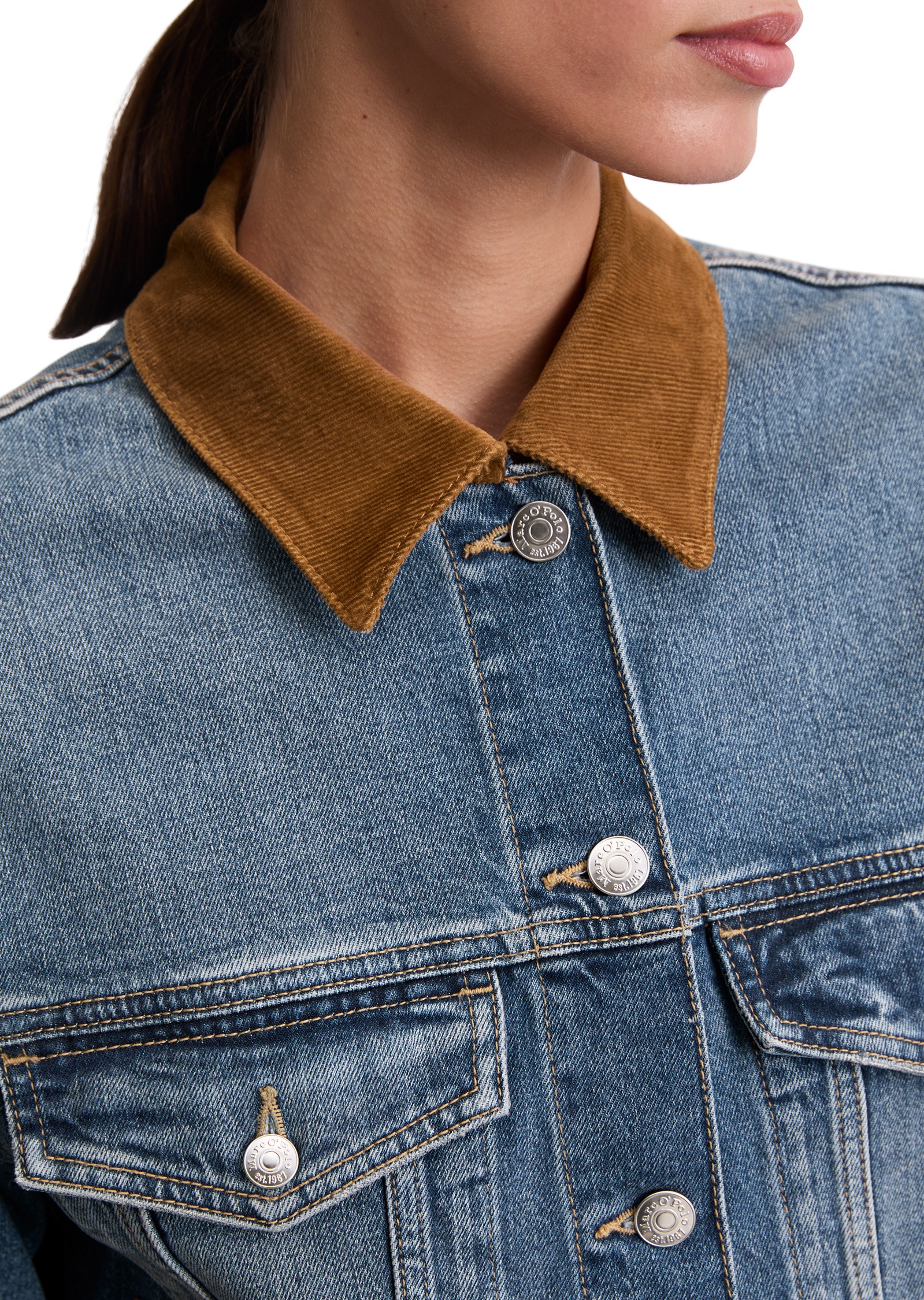 Marc O'Polo Jeansjacke »aus Circulose®«, ohne Kapuze