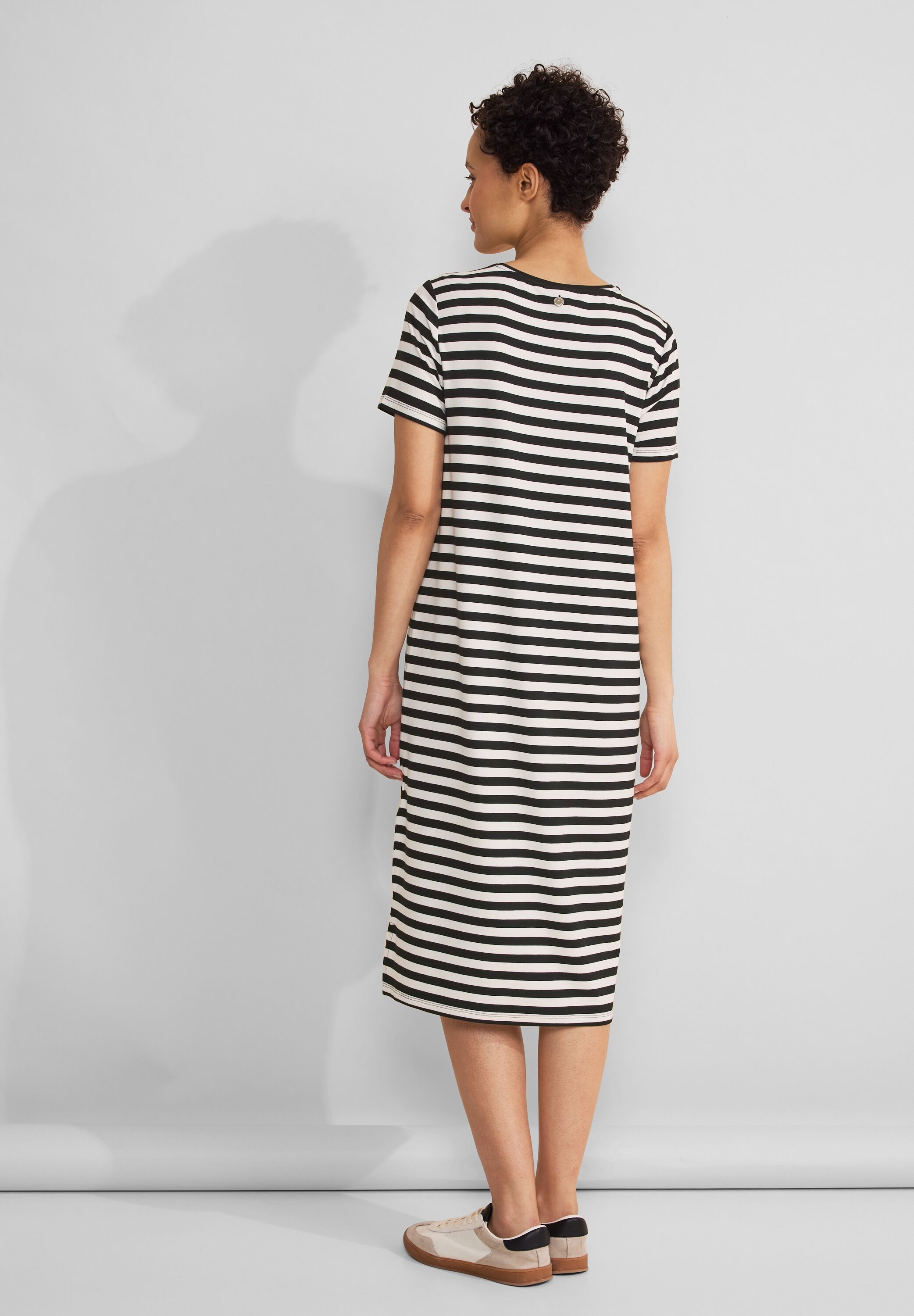 STREET ONE Maxikleid, mit Streifen Muster