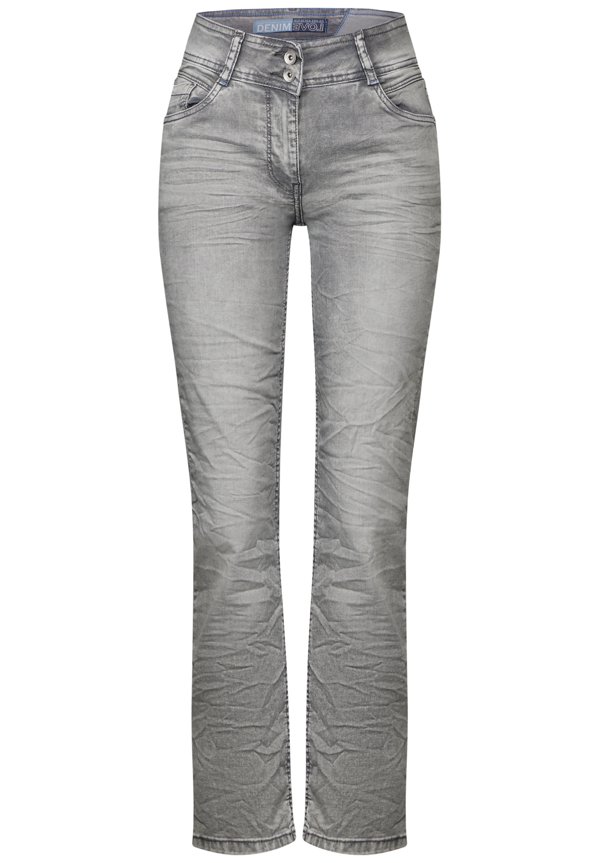 Cecil Straight-Jeans, Middle Waist