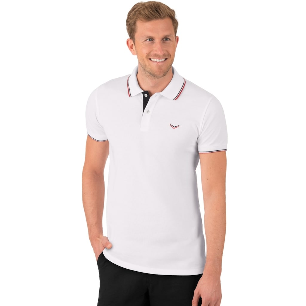 Trigema Poloshirt »TRIGEMA Slim Fit Polohemd«, (1 tlg.)