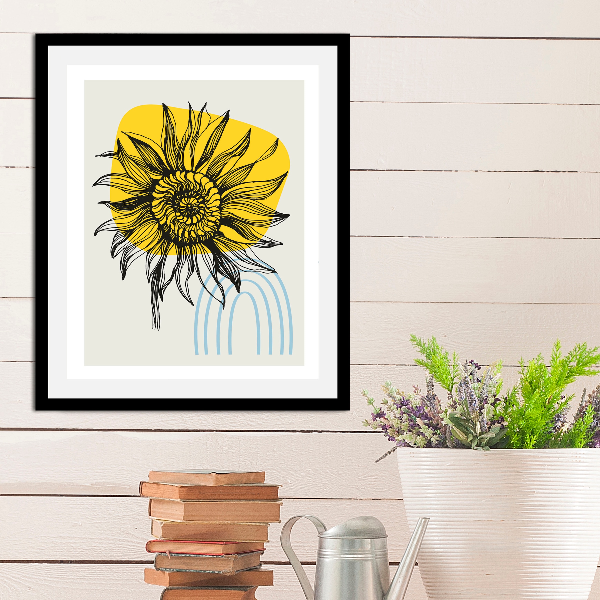 | bestellen St.), queence »Sunny«, Bild Blumen, BAUR (1 gerahmt