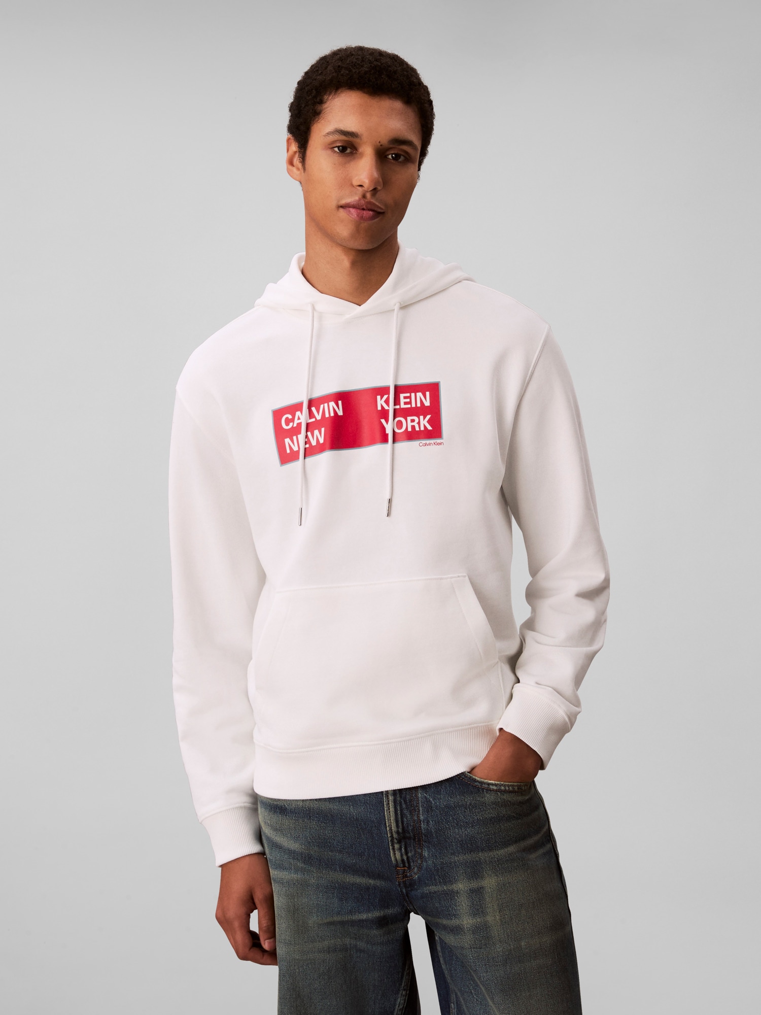 Calvin Klein Jeans Kapuzensweatshirt "LS EU 350TERRY CKNY BOX GRAPHIC", Mit günstig online kaufen