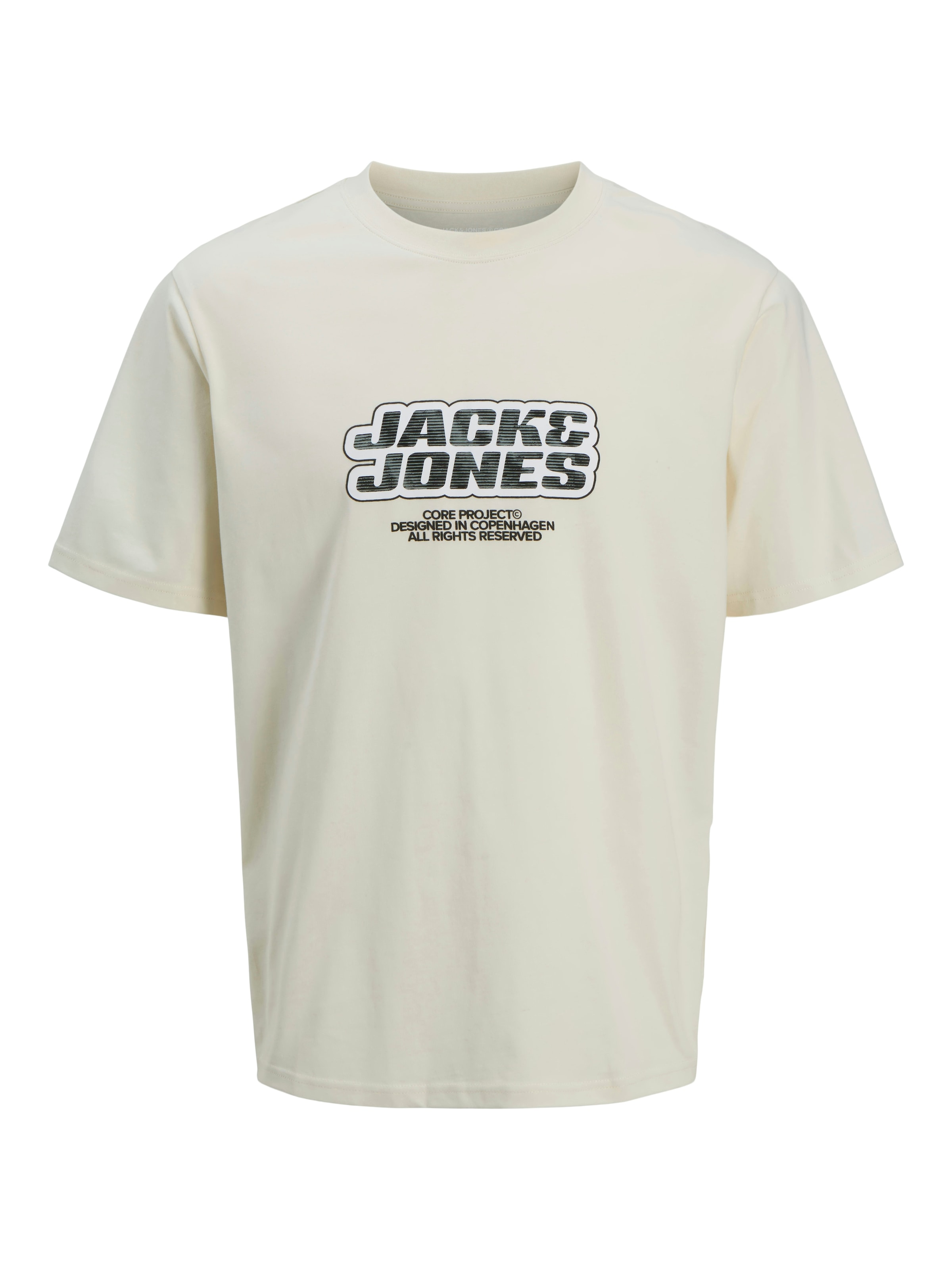 Jack & Jones T-Shirt "JCOLIDO AOP FRONT PRINT TEE SS CREW NECK", mit Frontp günstig online kaufen