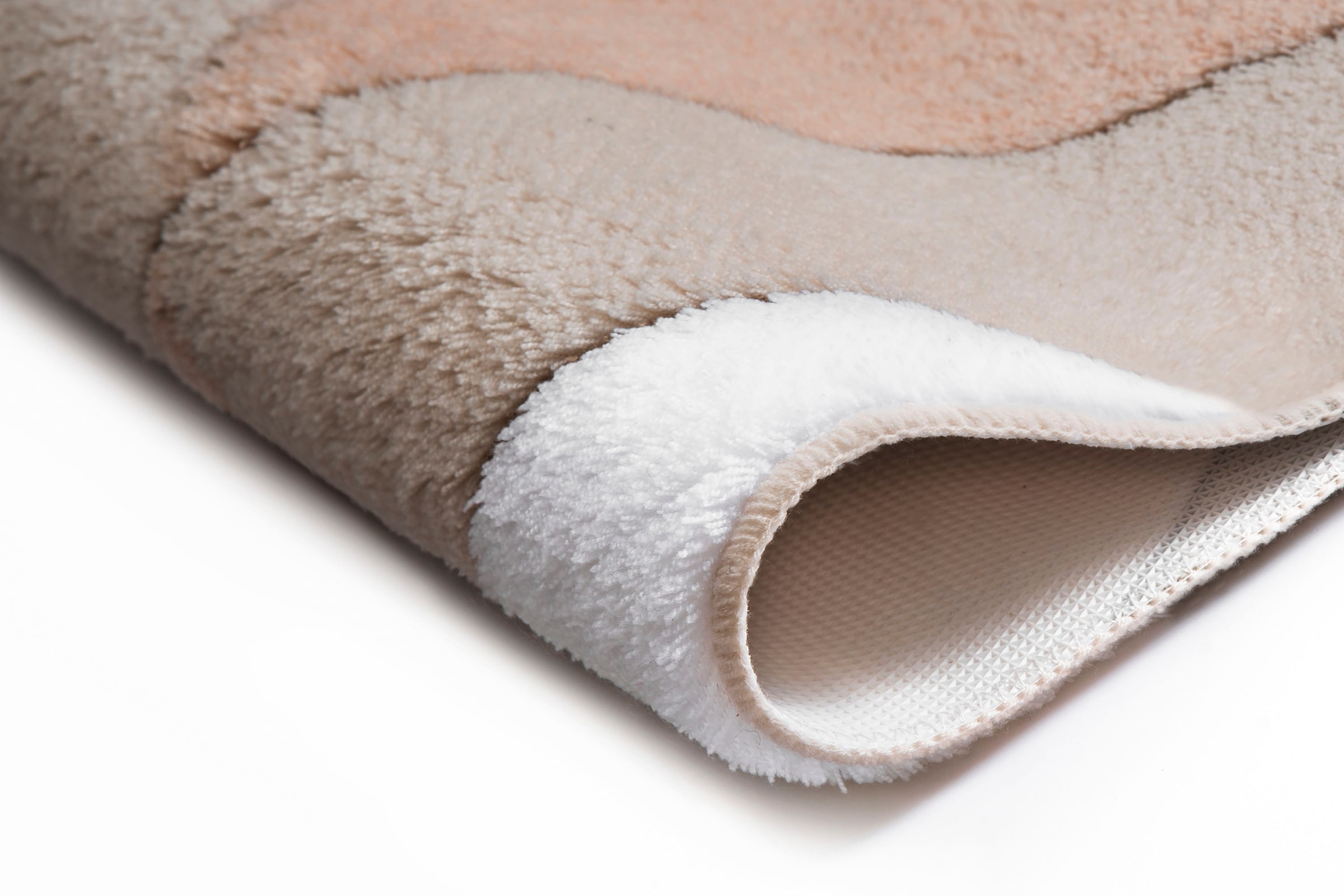 Kleine Wolke Badematte »Ayana«, rutschhemmend beschichtet, fußbodenheizungsgeeignet, Badteppich, modernes Rauten Design, leichter Hoch-Tief Effekt