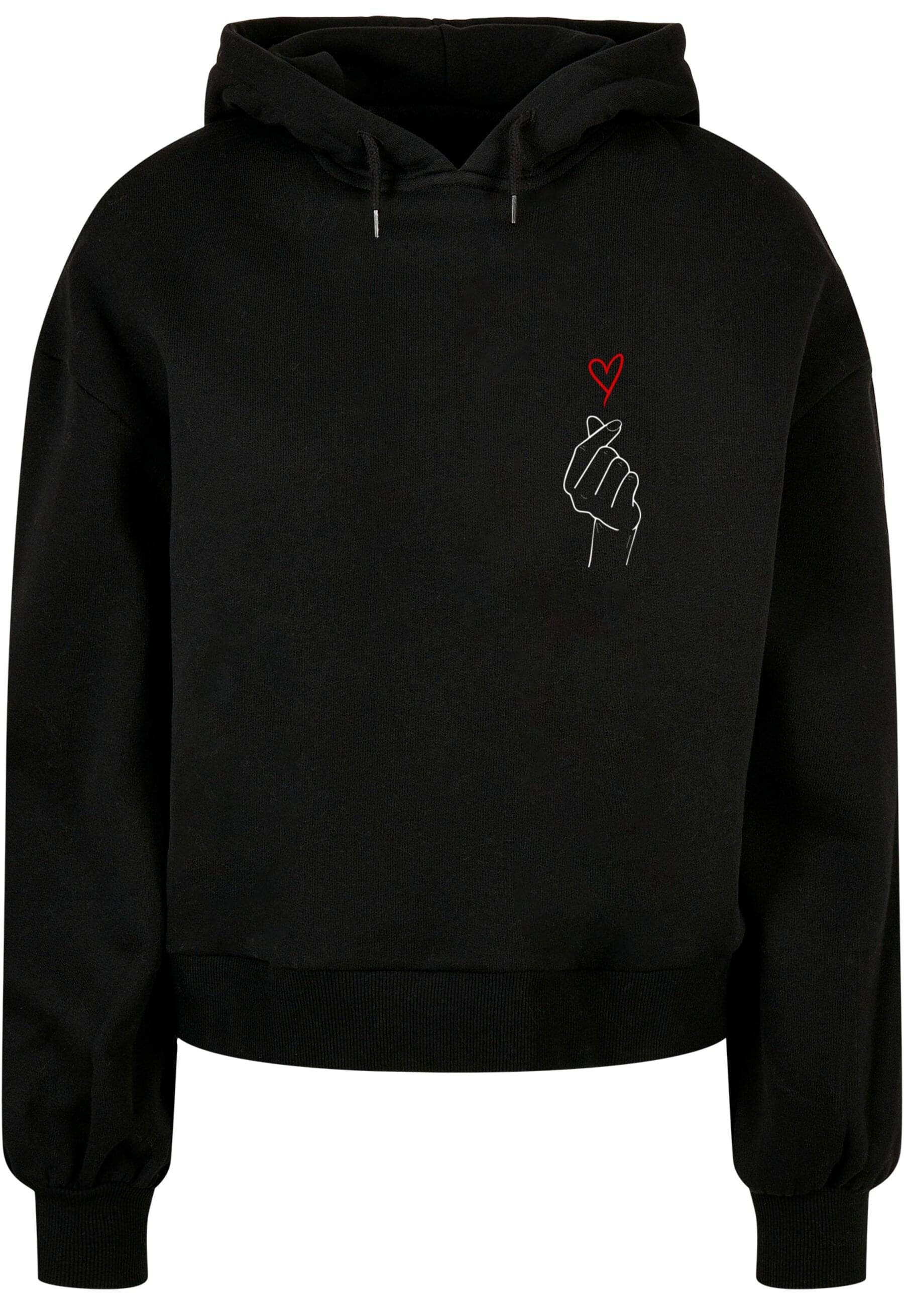 Merchcode Kapuzenpullover "Merchcode Damen Ladies K Heart Organic Oversized Hoody"