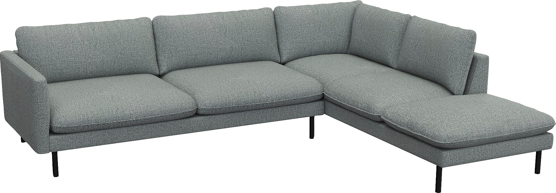 FLEXLUX Ecksofa "Bolzano, elegant und bequem, L-Form", Sitzaufbau mit Kalts günstig online kaufen