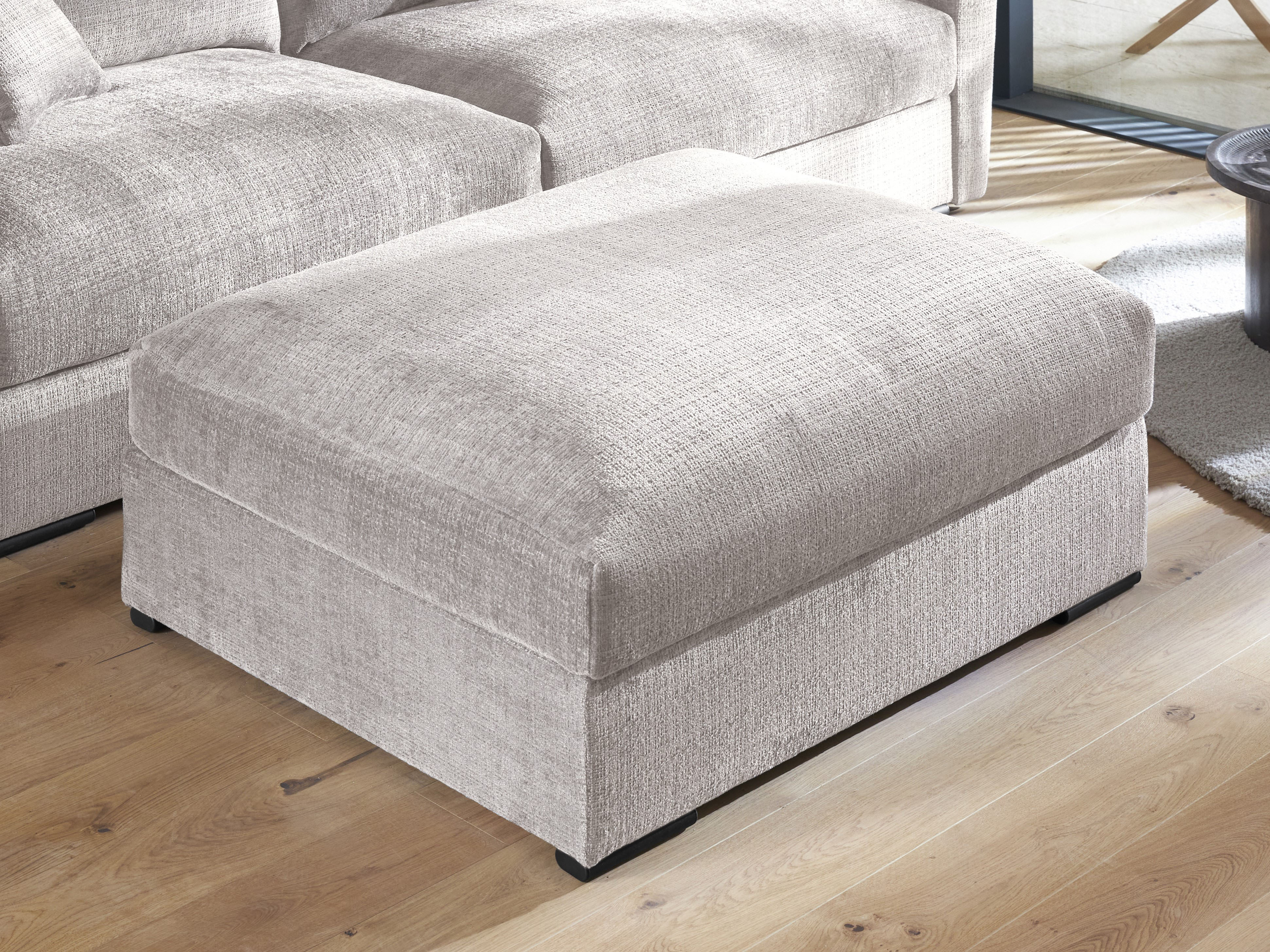 Home affaire Polsterhocker "Finca XXL, B: 125 cm" Mega-Hocker, in Cord oder Chenille-Struktur wählbar