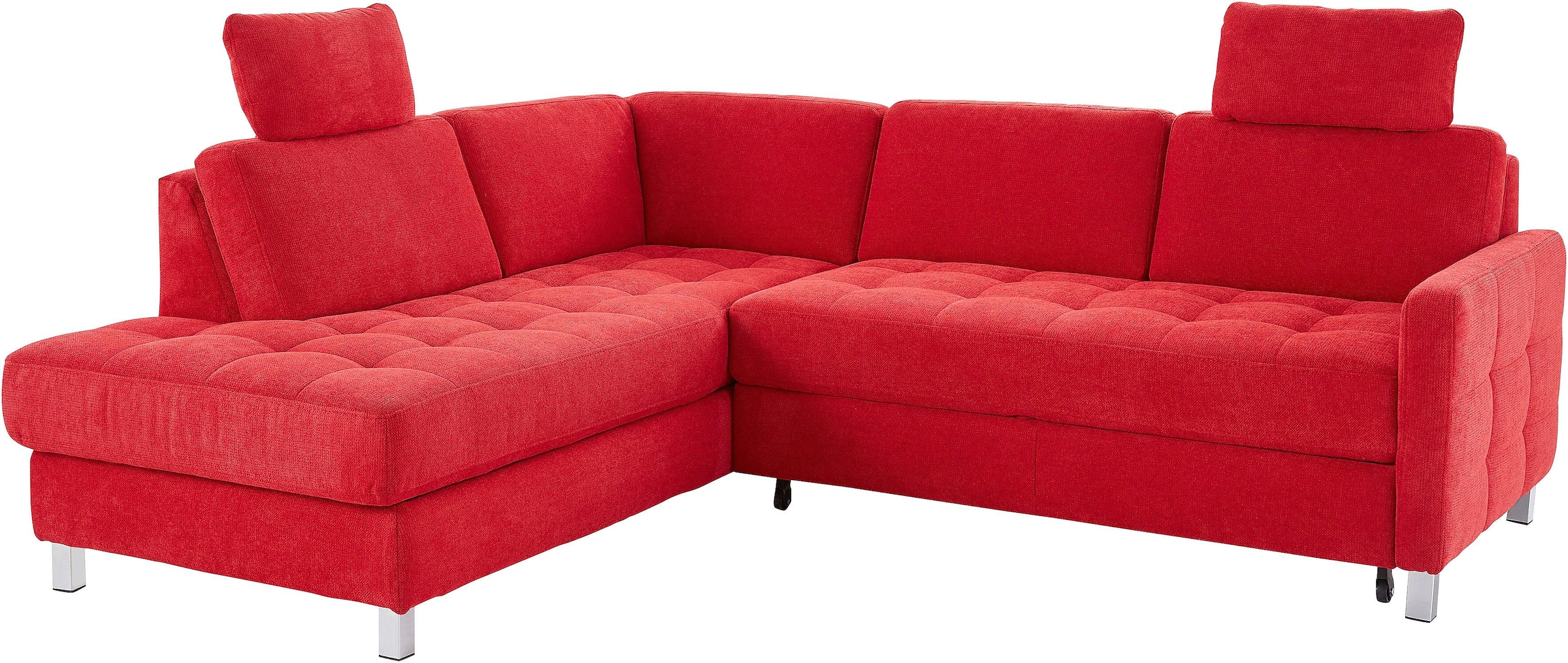 sit&more Ecksofa »Pablo L-Form«, wahlweise mit Bettfunktion