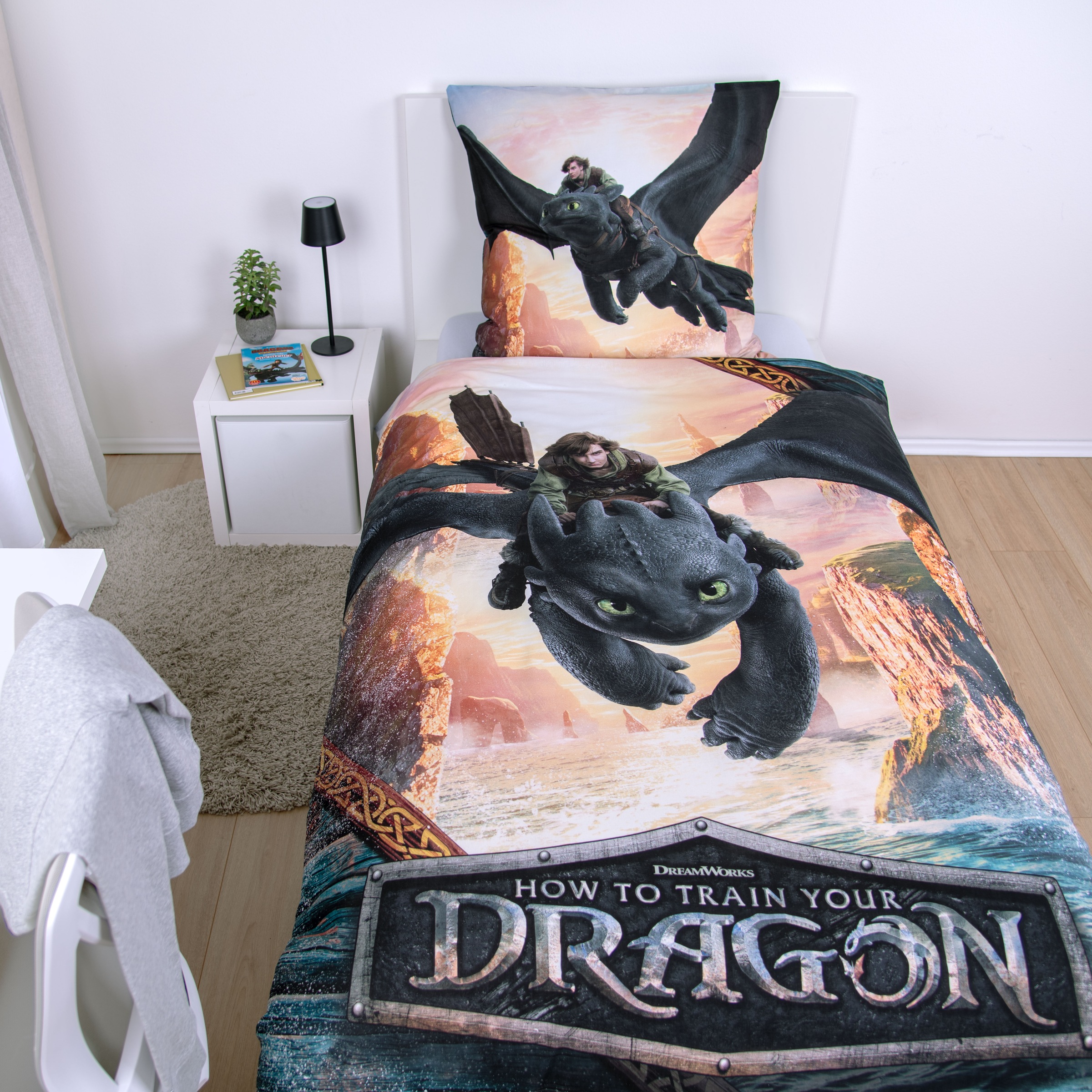 Bettwäsche "Dragons" 2 Stk. tlg. Wendebettwäsche günstig online kaufen