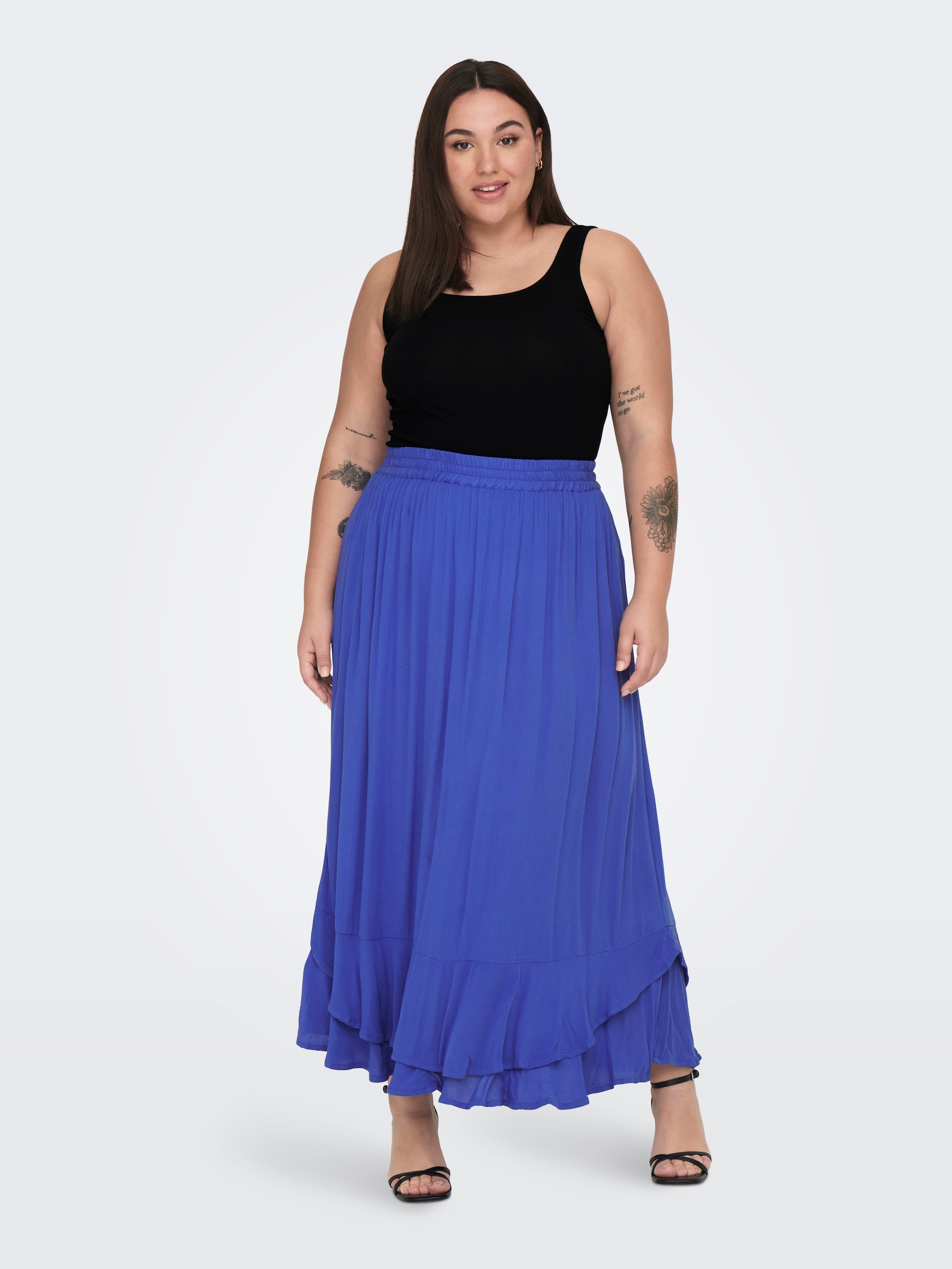 ONLY CARMAKOMA Tanktop »CARTIME TANK TOP 2 PACK« Packung, 2 Stk.