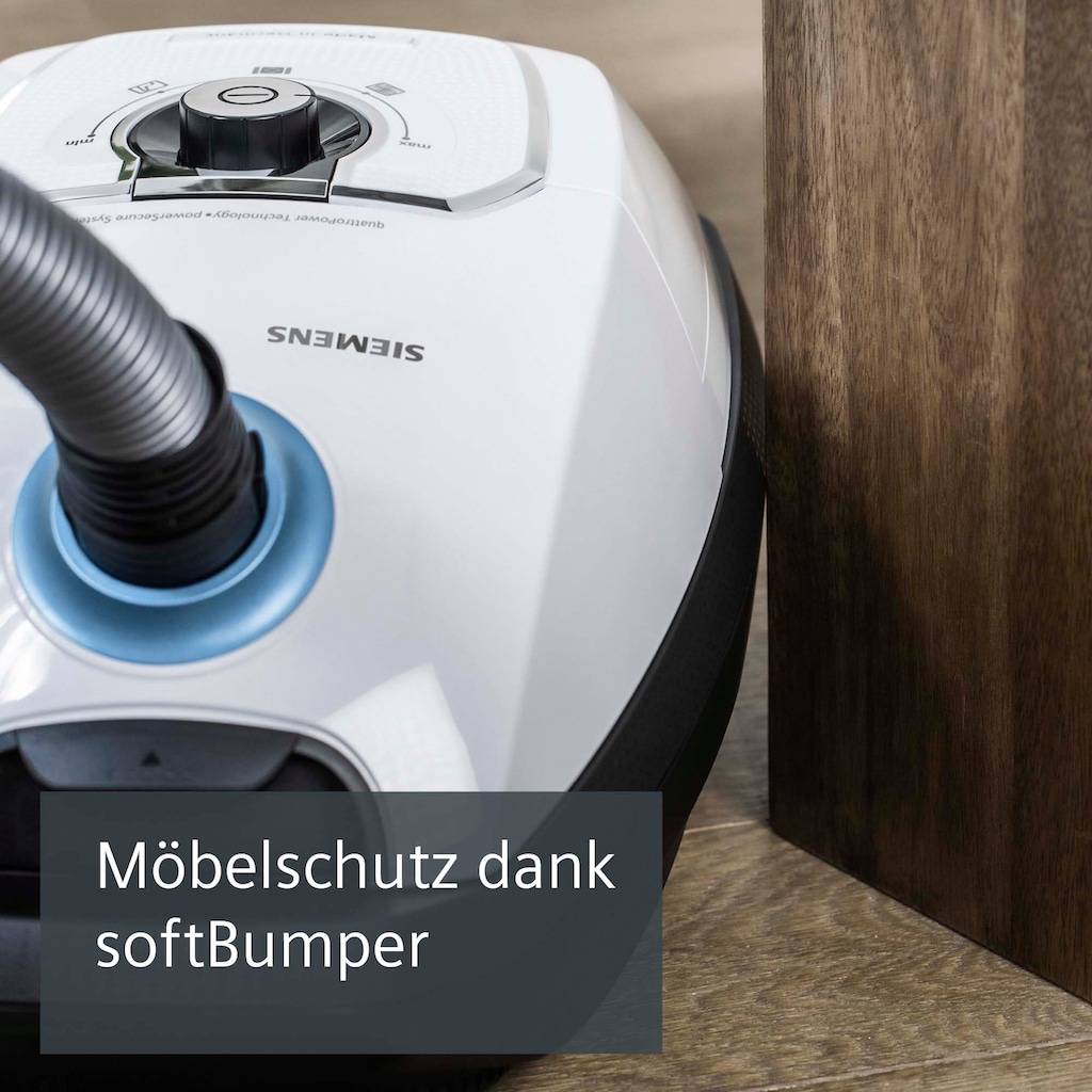 SIEMENS Bodenstaubsauger »VSZ7442S«, 650 W, mit Beutel