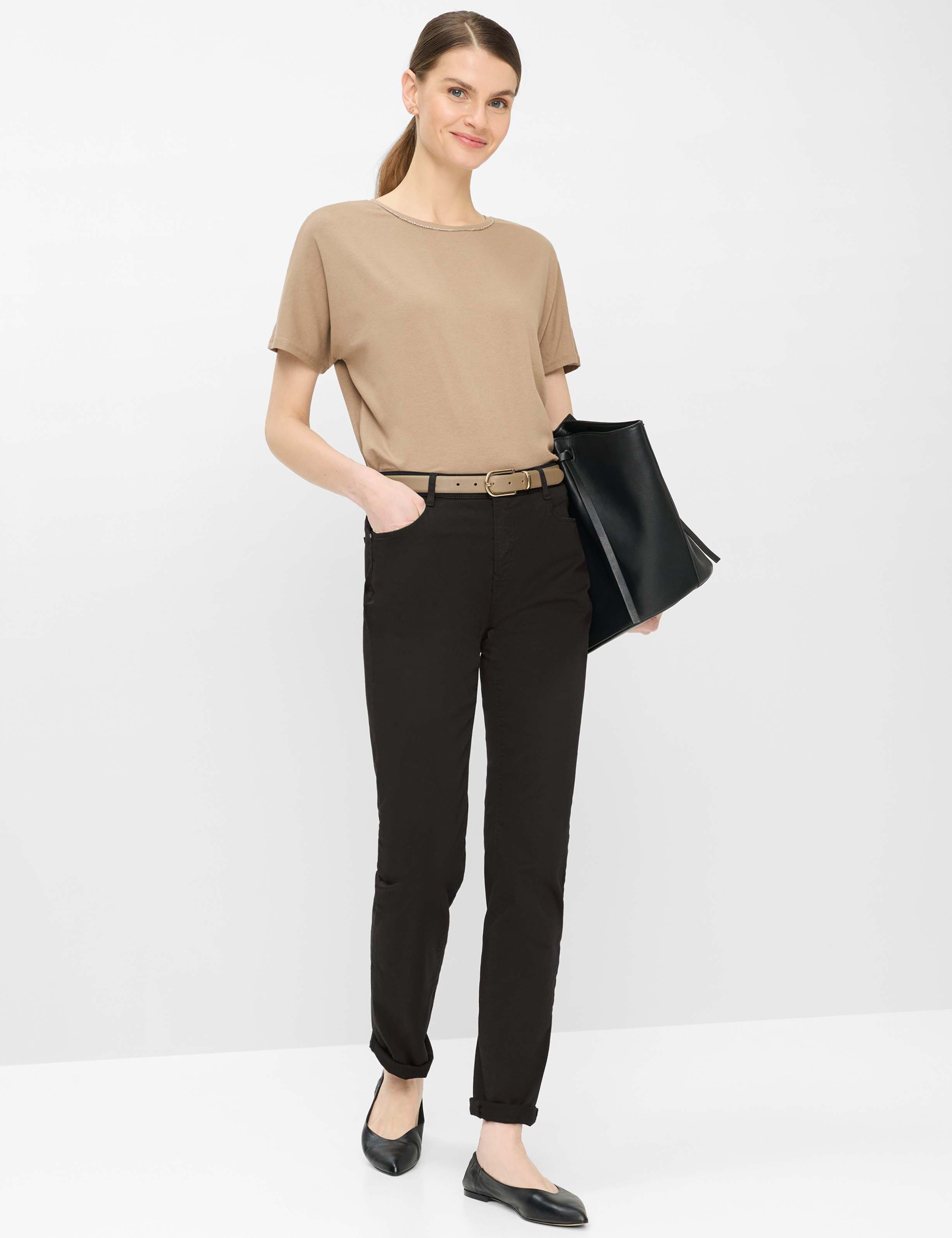 Brax Mary 5-Pocket Trousers Women's Black 42K 2