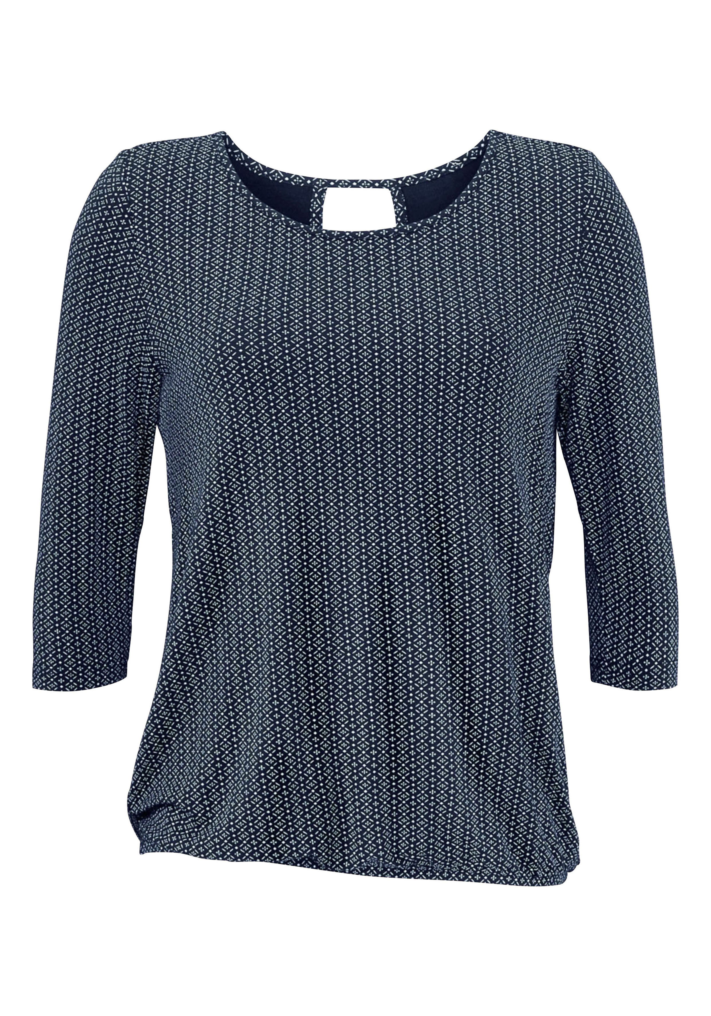 Thumbnail - LASCANA 3/4-Arm-Shirt "mit modischem Cut-out", aus weichem Viskose-Stretch