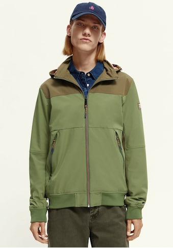 Outdoorjacke »Hooded colourblock jacket«, mit Kapuze