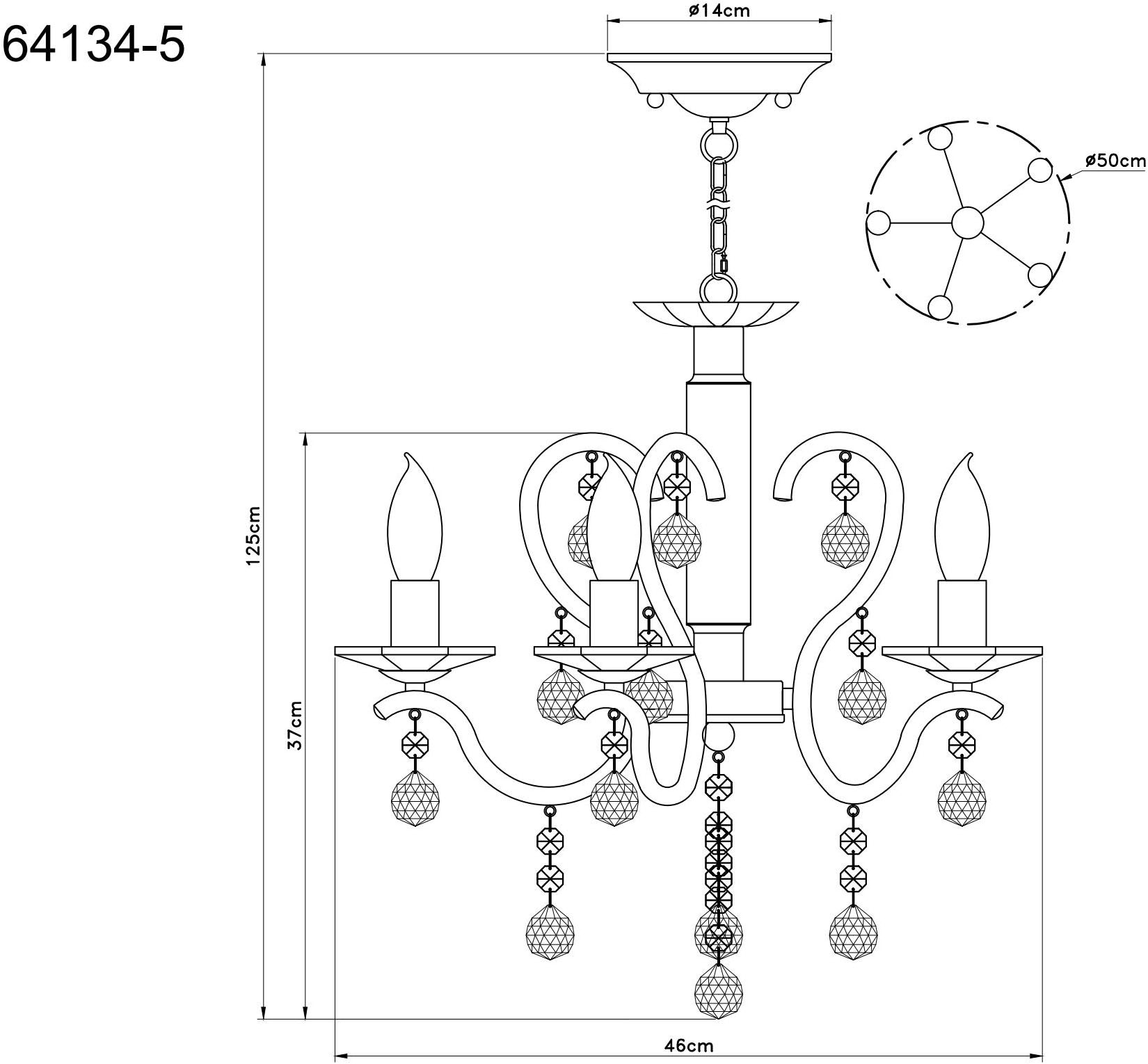 GLOBO LIGHTING Hängeleuchte »CAMILA«, Leuchtmittel E14 | ohne Leuchtmittel, Hängelampe/Pendelleuchte/Esszimmer/Wohnzimmer/Esstisch