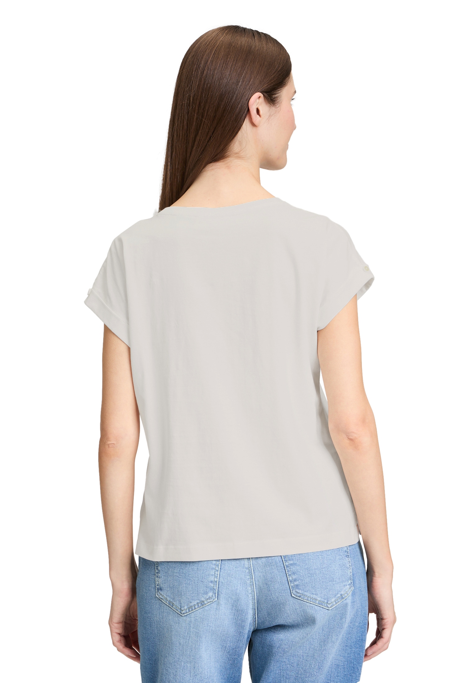 Cartoon Kurzarmshirt »Cartoon Printshirt mit Ärmelaufschlag«, (1 tlg.), Hotfix