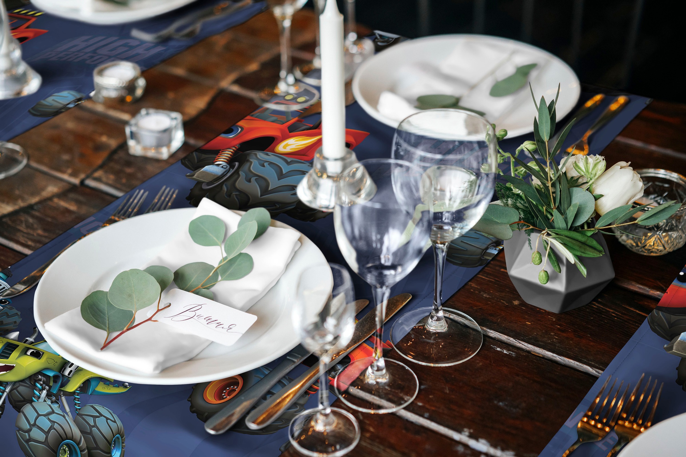 Wirth Tischläufer "Trucks" Nickelodeon günstig online kaufen