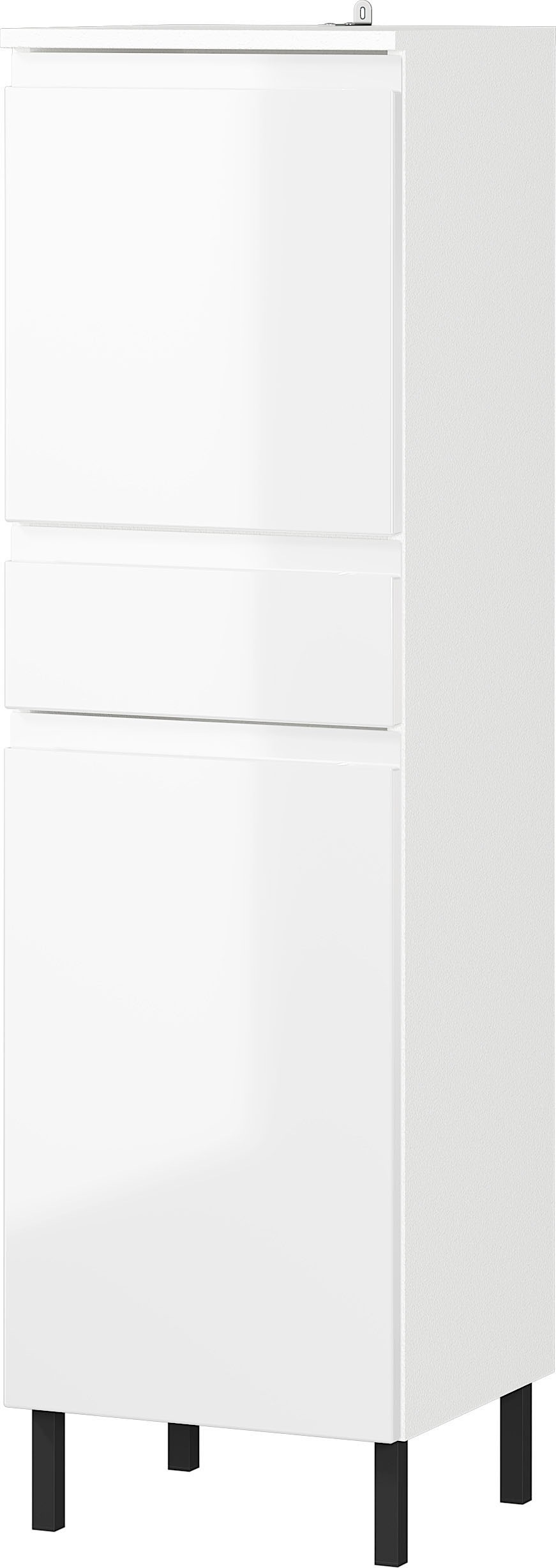 GERMANIA Badmöbel-Set »Scantic«, (5 St.), bestehend aus Kommode, Schrank, Hochschrank, Waschbeckenunterschrank