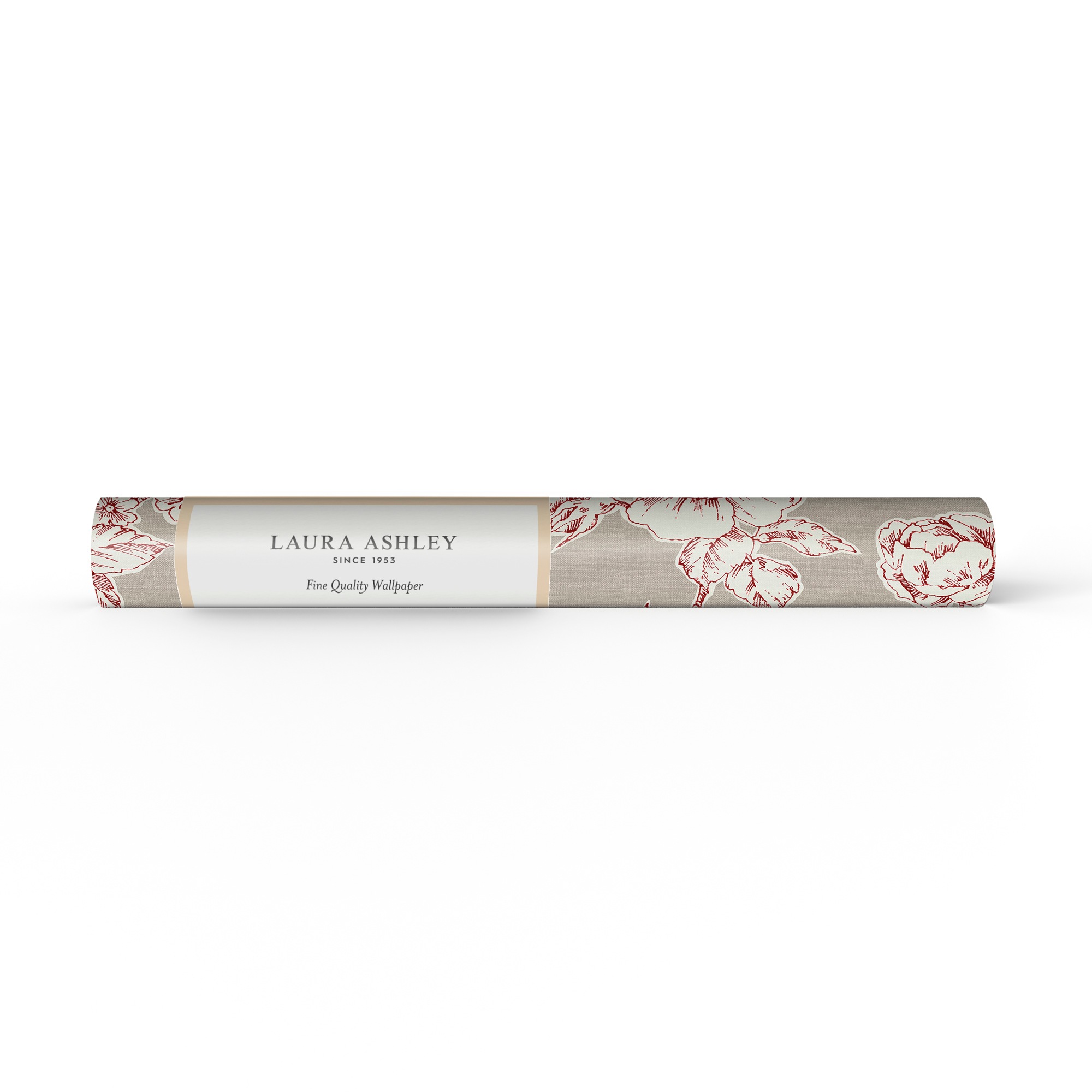 LAURA ASHLEY Vliestapete »Pollington Roses Dove«, geblümt, 10mx52cm (ca. 5m2)