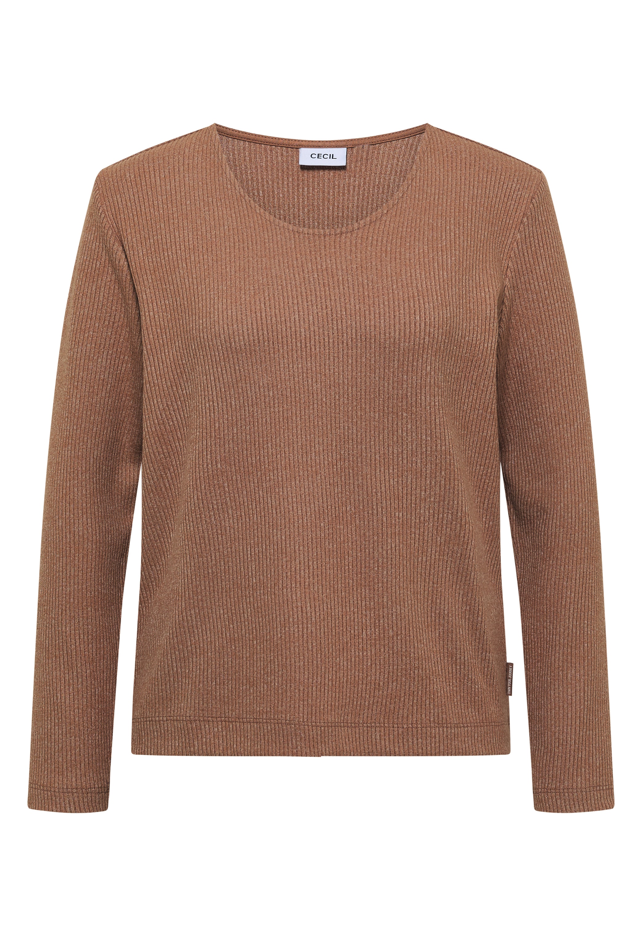 Cecil Langarmshirt in Unifarbe