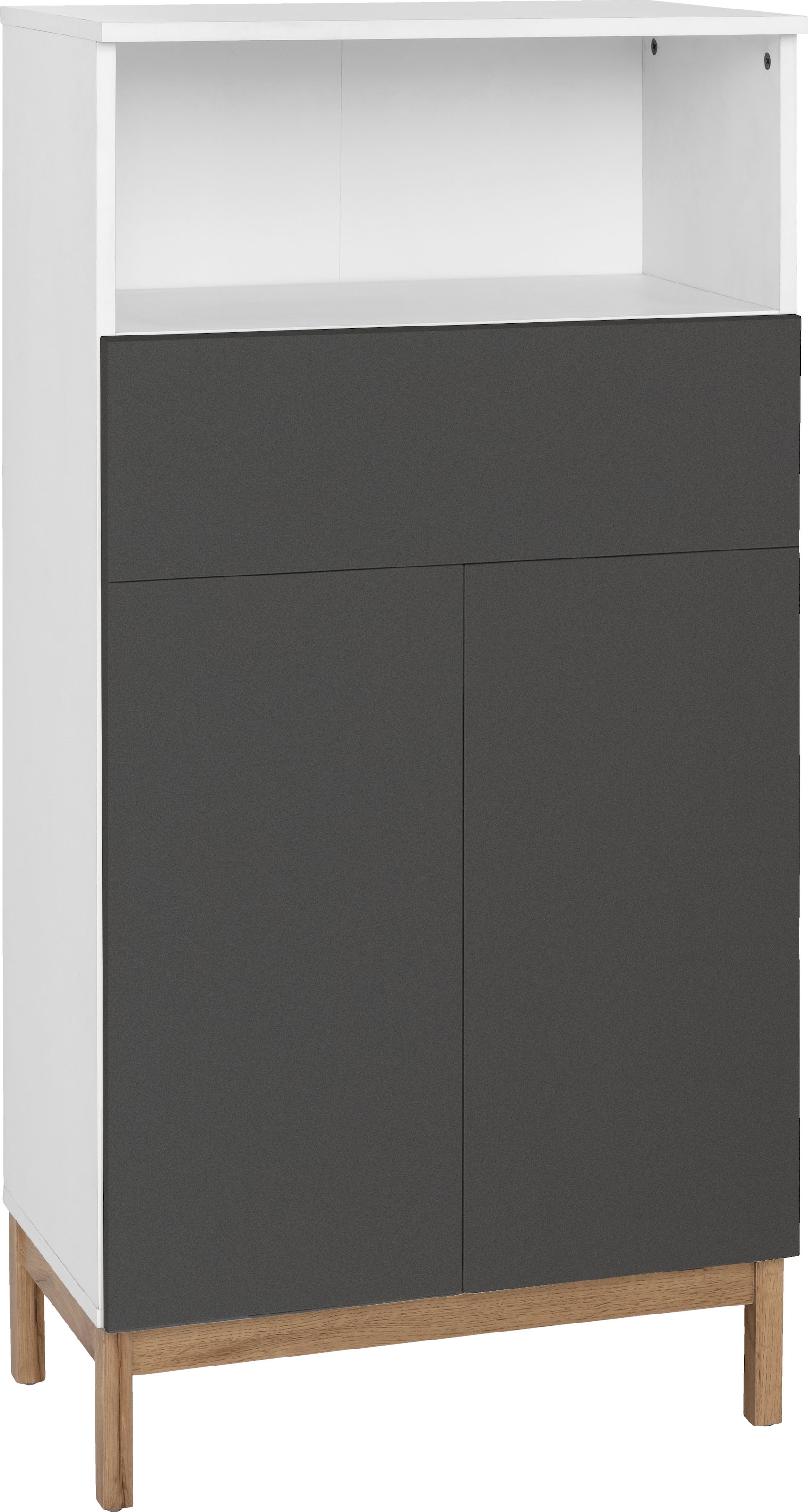 welltime Midischrank »Stian«, mit 2 Einlegeböden hinter den Türenpaar, Breite 60 cm, Höhe 120,5 cm