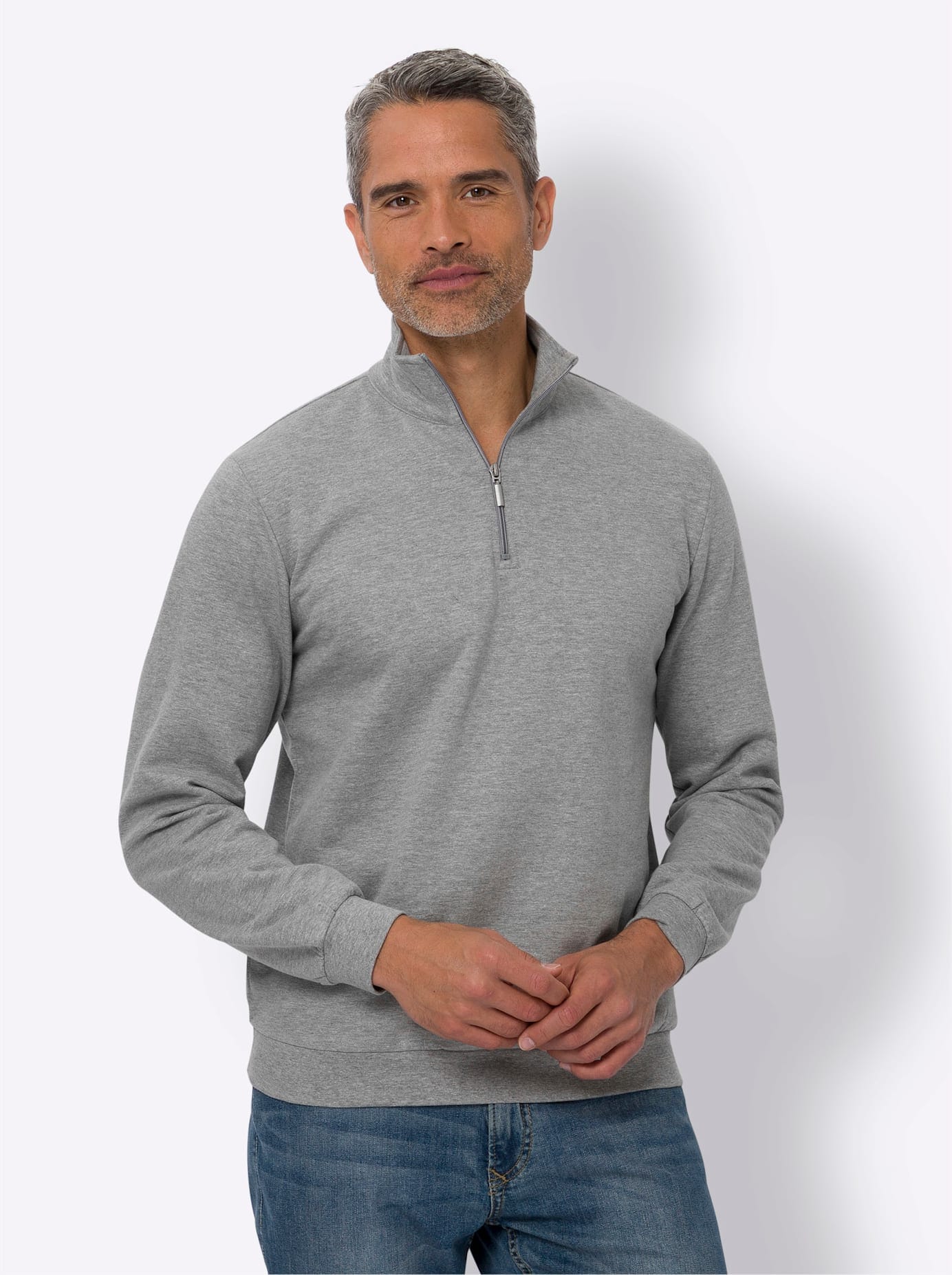 Classic Langarmshirt "Sweatshirt", (1 tlg.) günstig online kaufen