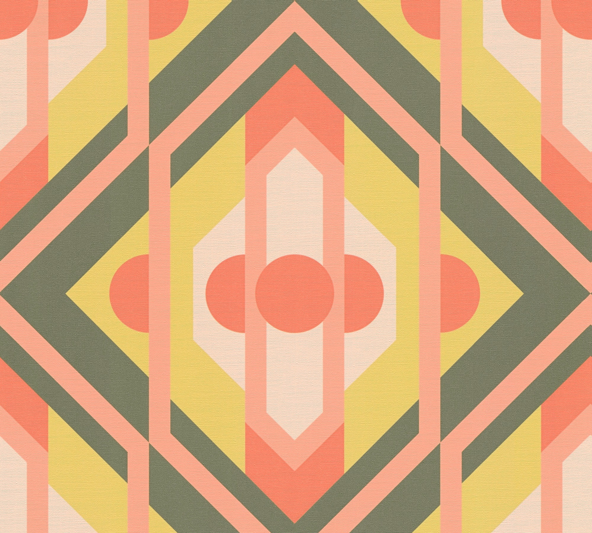 A.S. Création Vliestapete »Retro Chic 3D-Tapete Mustertapete Grafik 3D« matt strukturiert Vliestapete Kunst für Schlafzimmer Küche Wohnzimmer 3D Design modern