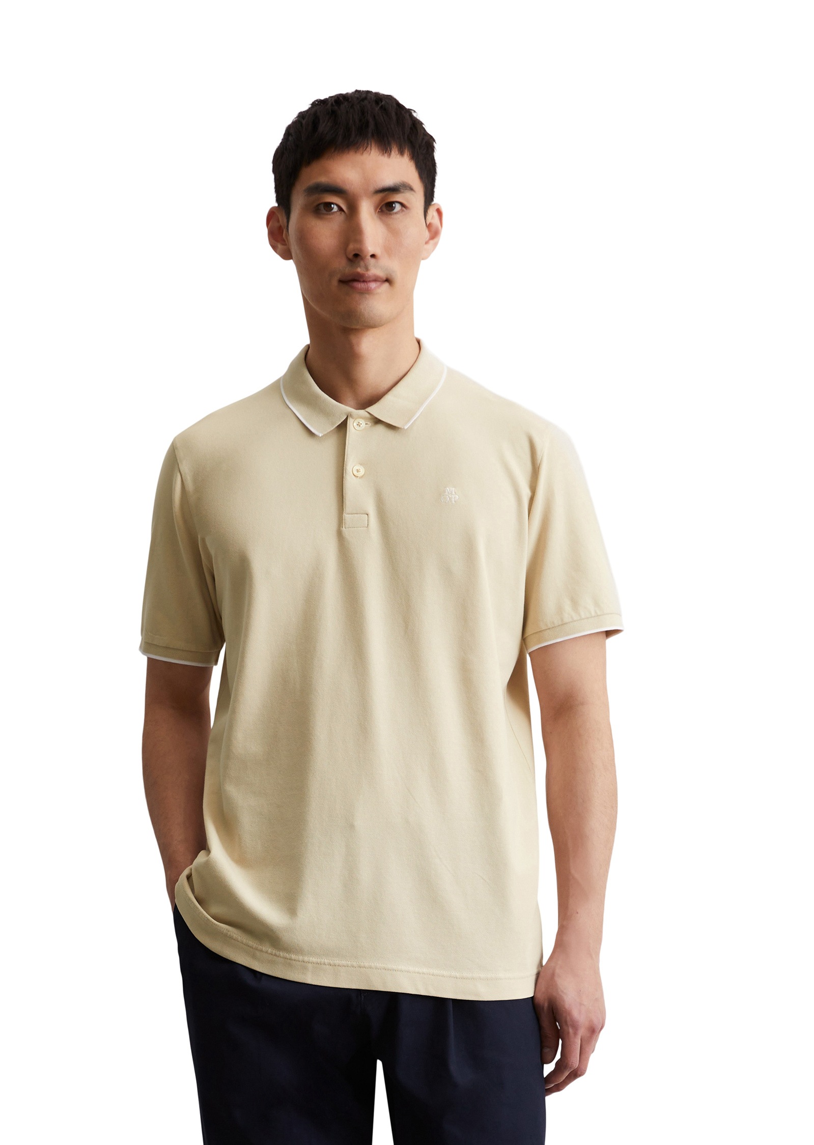 Marc OPolo Poloshirt "aus Bio-Baumwoll-Mix" günstig online kaufen