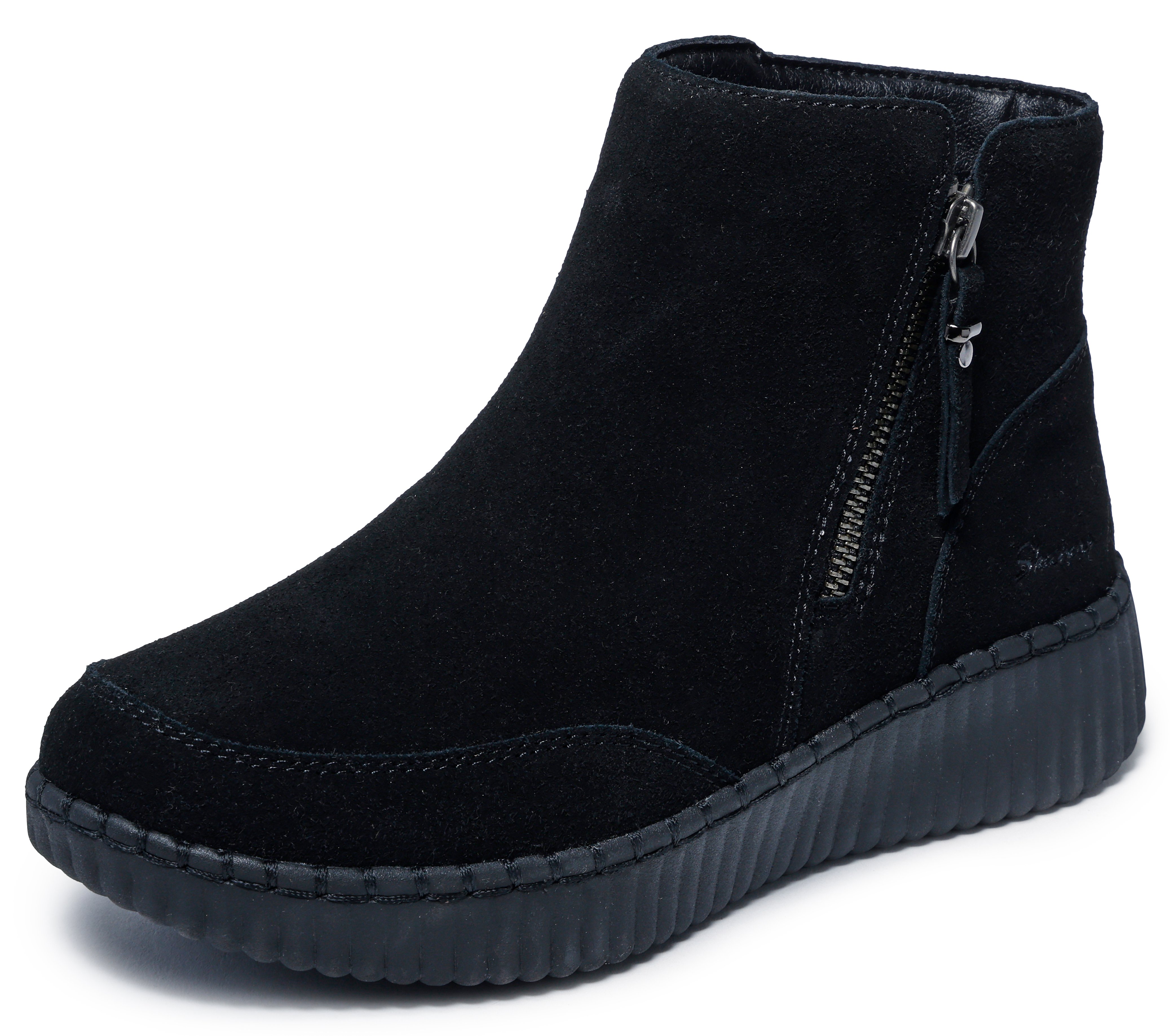 Skechers Winterboots "WILSHIRE BLVD-WEEKEND CRUSH" Reißverschluss-Boots mit modischer Rahmennaht