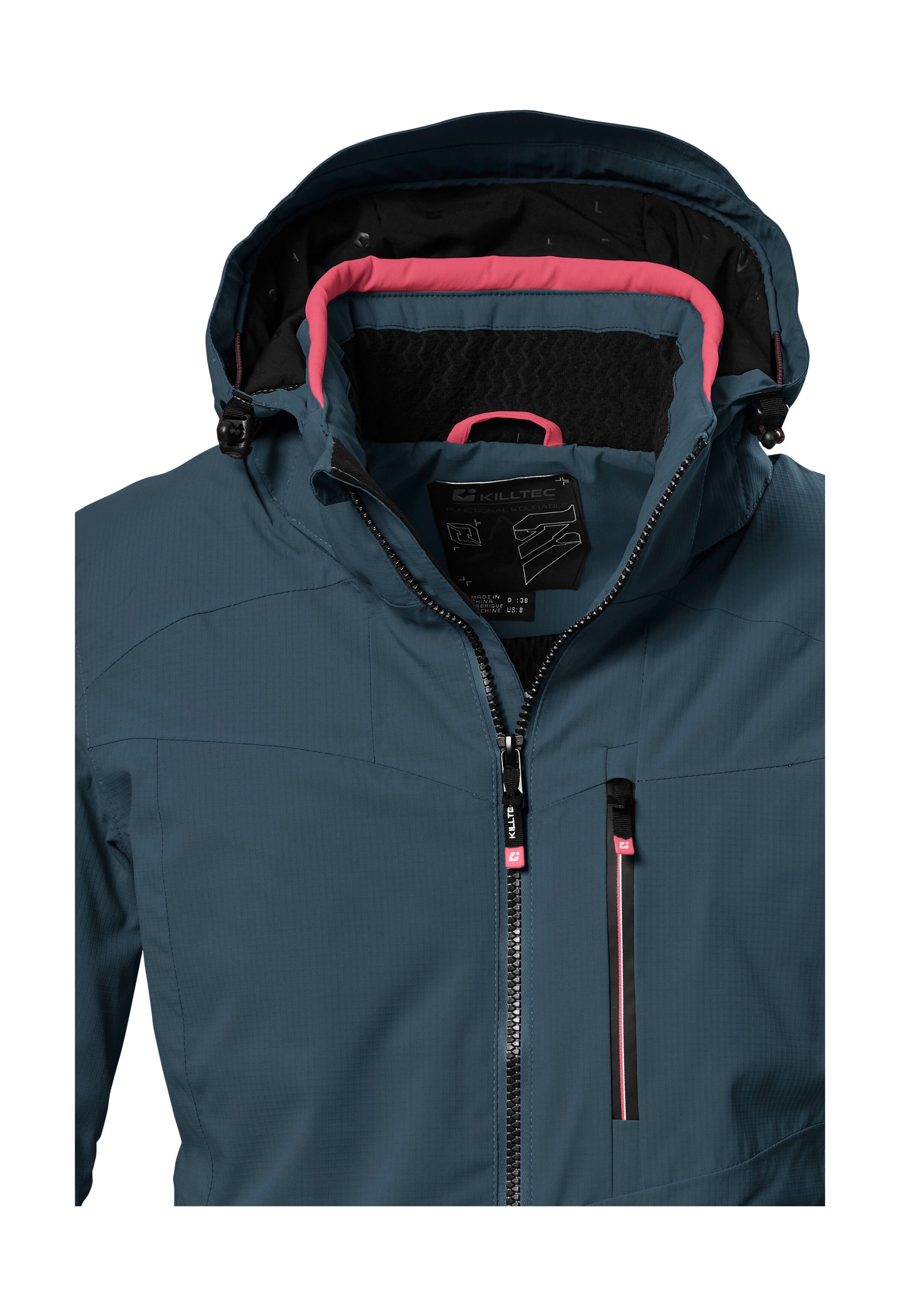 Thumbnail - Killtec Skijacke "KSW 36 WMN SKI JCKT", Wasserdichte Damenjacke mit abnehmbarer Kapuze und Schneefang