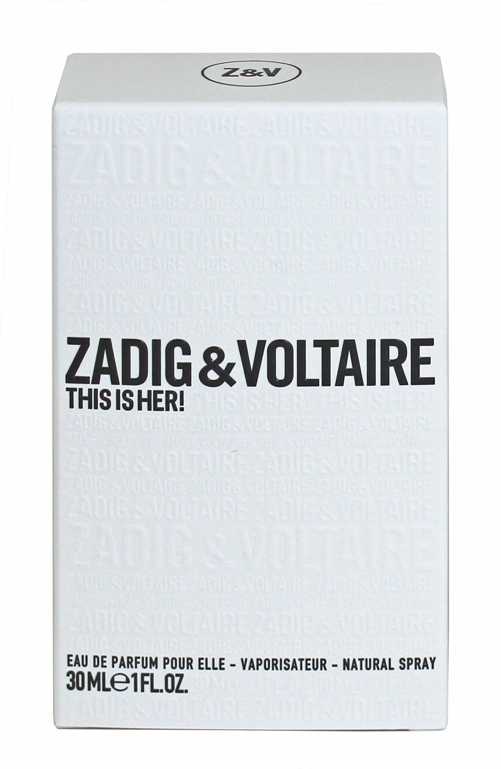 ZADIG & VOLTAIRE Eau de Parfum »This is Her!«, mit blumig-orientalischer Note