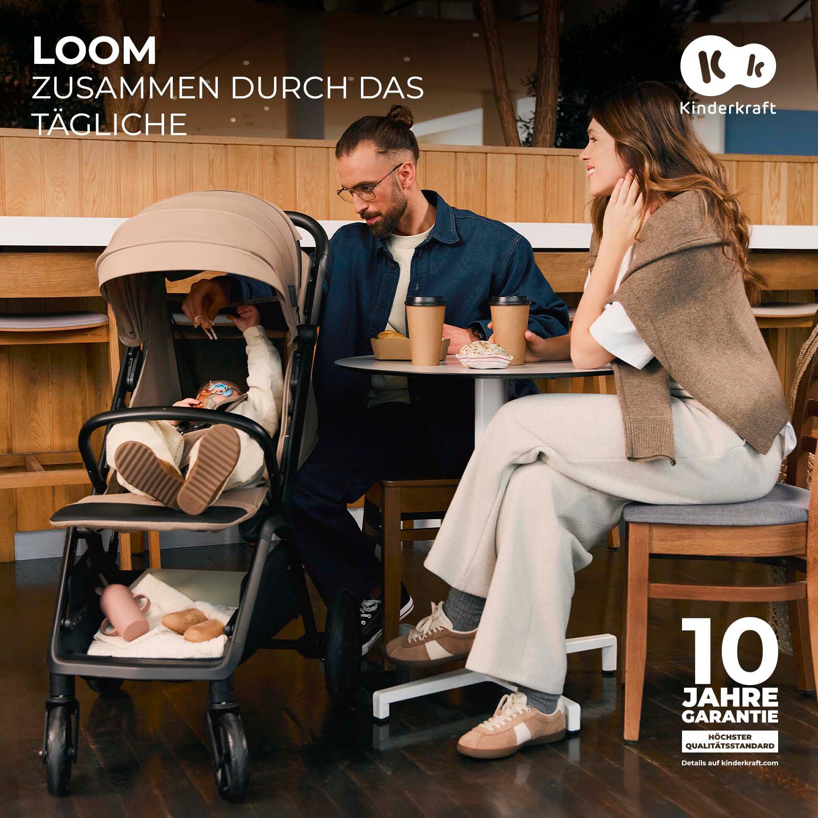 Thumbnail - Kinderkraft Kinder-Buggy "LOOM" 27 kg