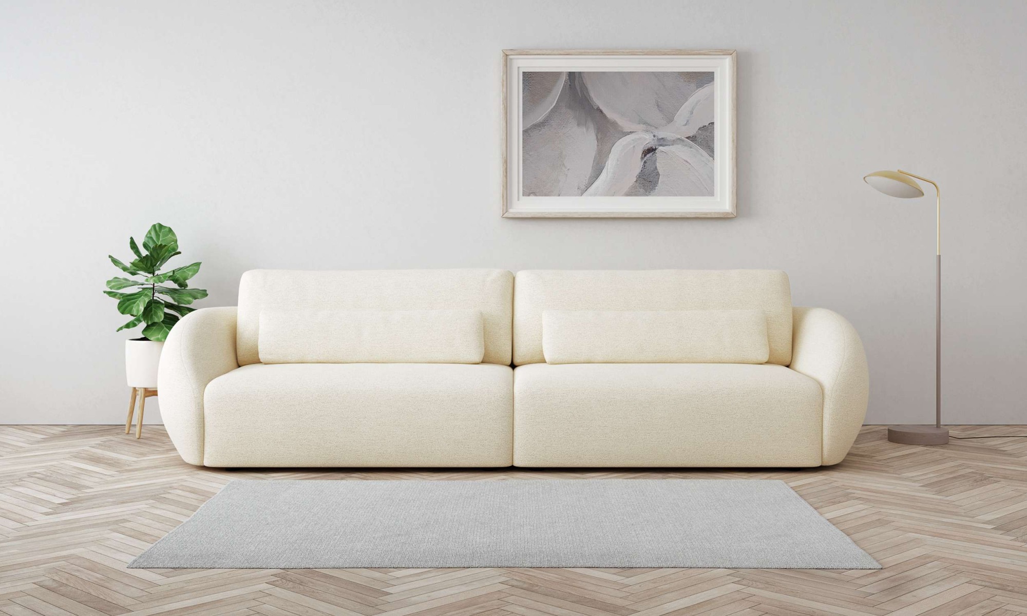 PLACES OF STYLE Didelė sofa »Covile« Breite 306 cm 2 Z...