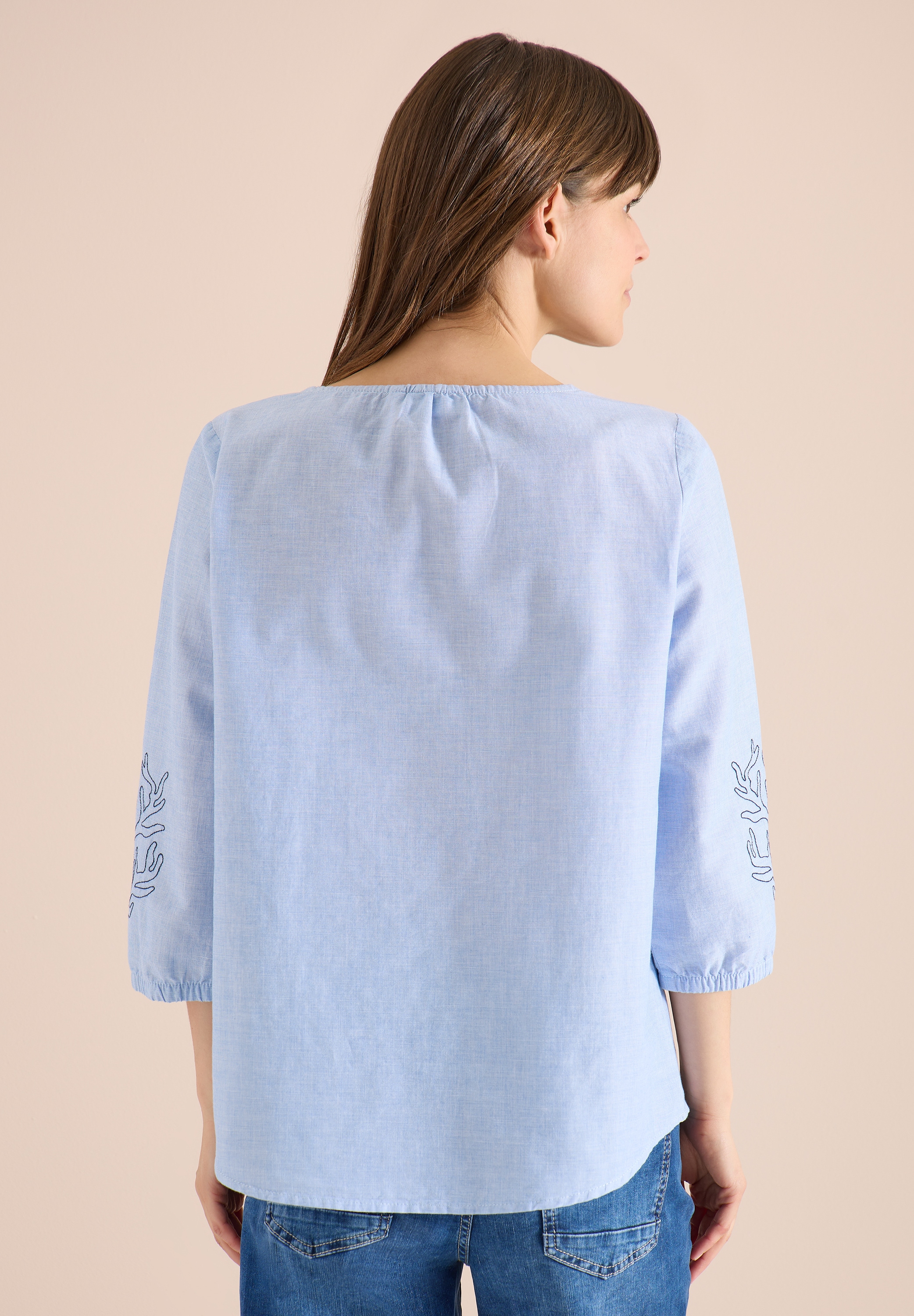 Cecil Shirtbluse aus reiner Baumwolle