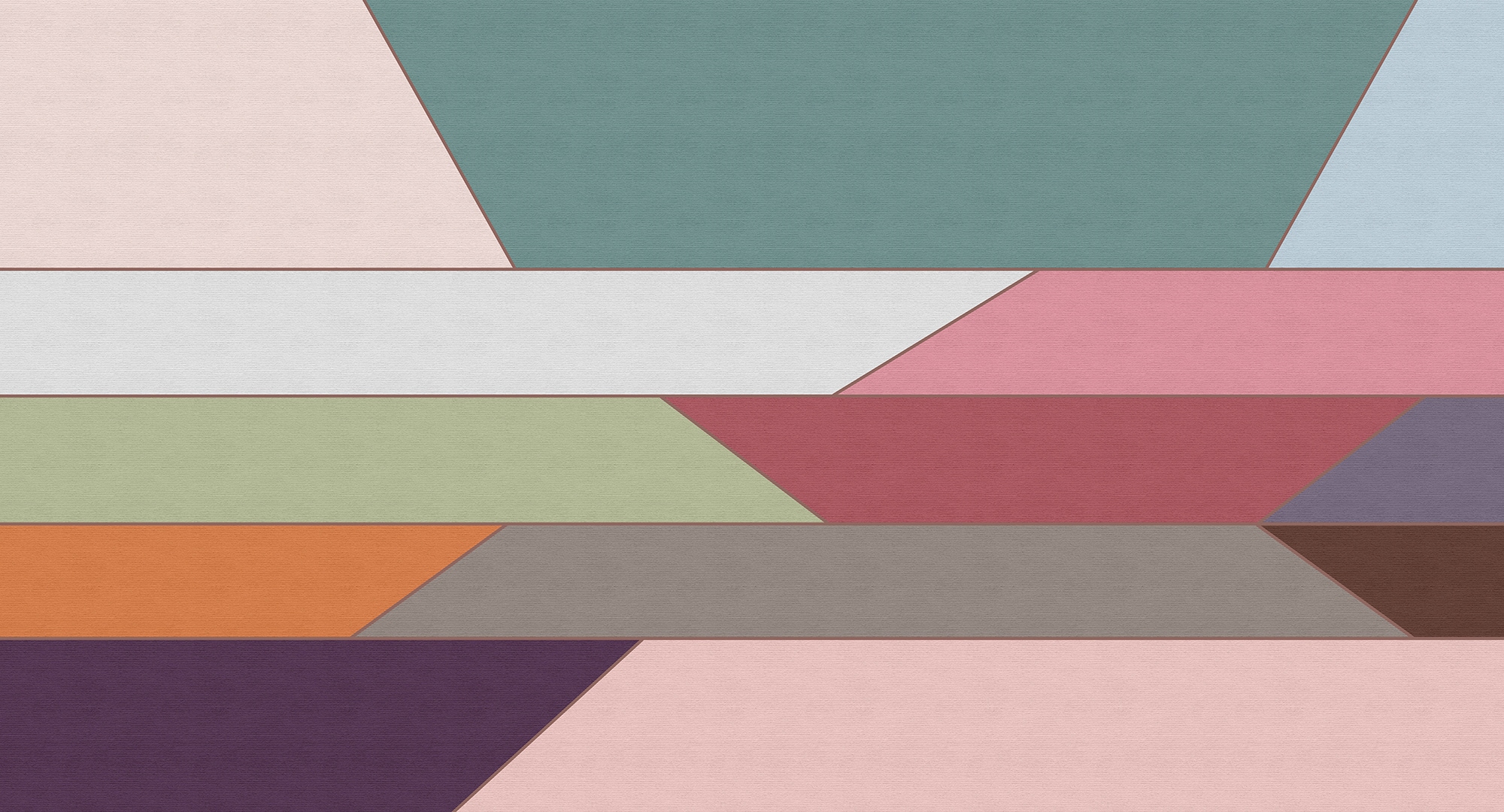 living walls Fototapete "Walls by Patel Geometry 2" glatt Vlies, Wand, Schr günstig online kaufen