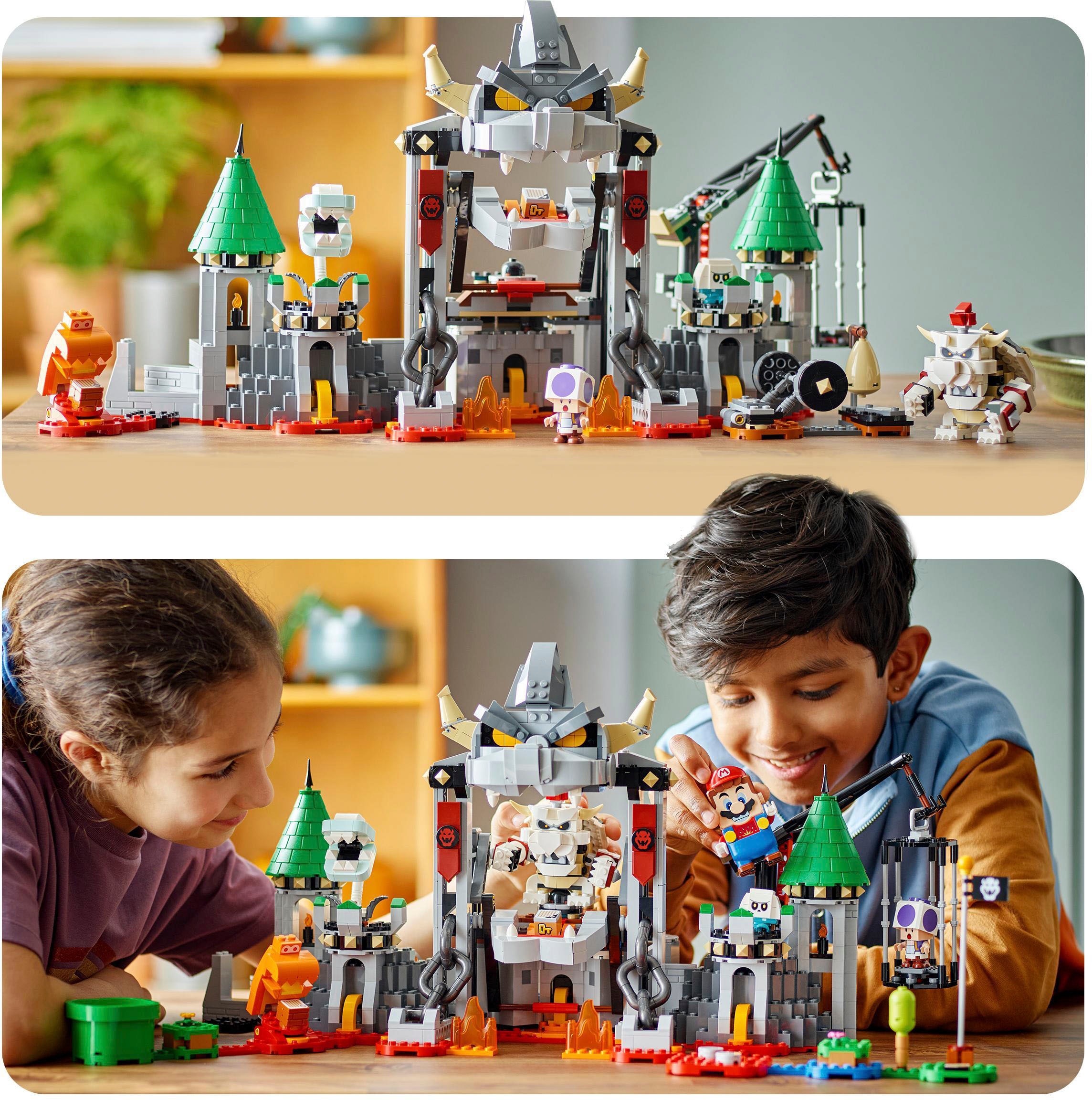 LEGO® Konstruktionsspielsteine »Knochen-Bowsers Festungsschlacht (71423), LEGO® Super Mario«, (1321 St.), Erweiterungsset; Made in Europe