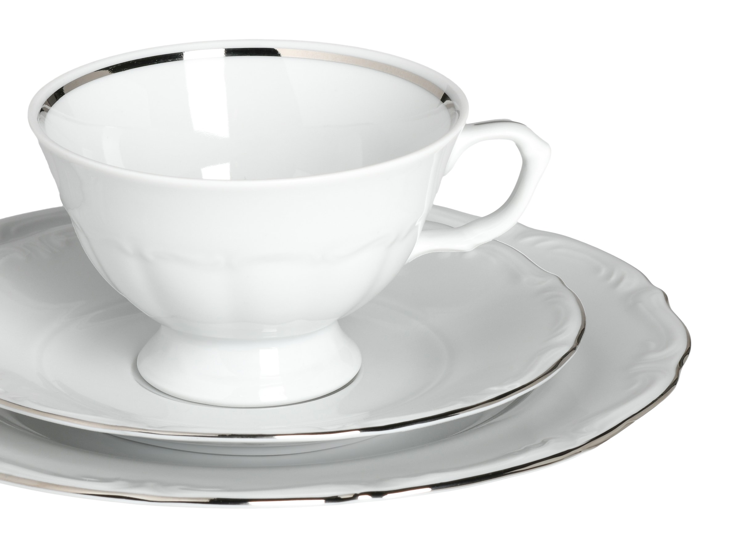 CreaTable Kaffeeservice »Maria Theresia, KaffeeService 18-tlg«, (Set, 18 tlg.), Traditionelle Porzellanform
