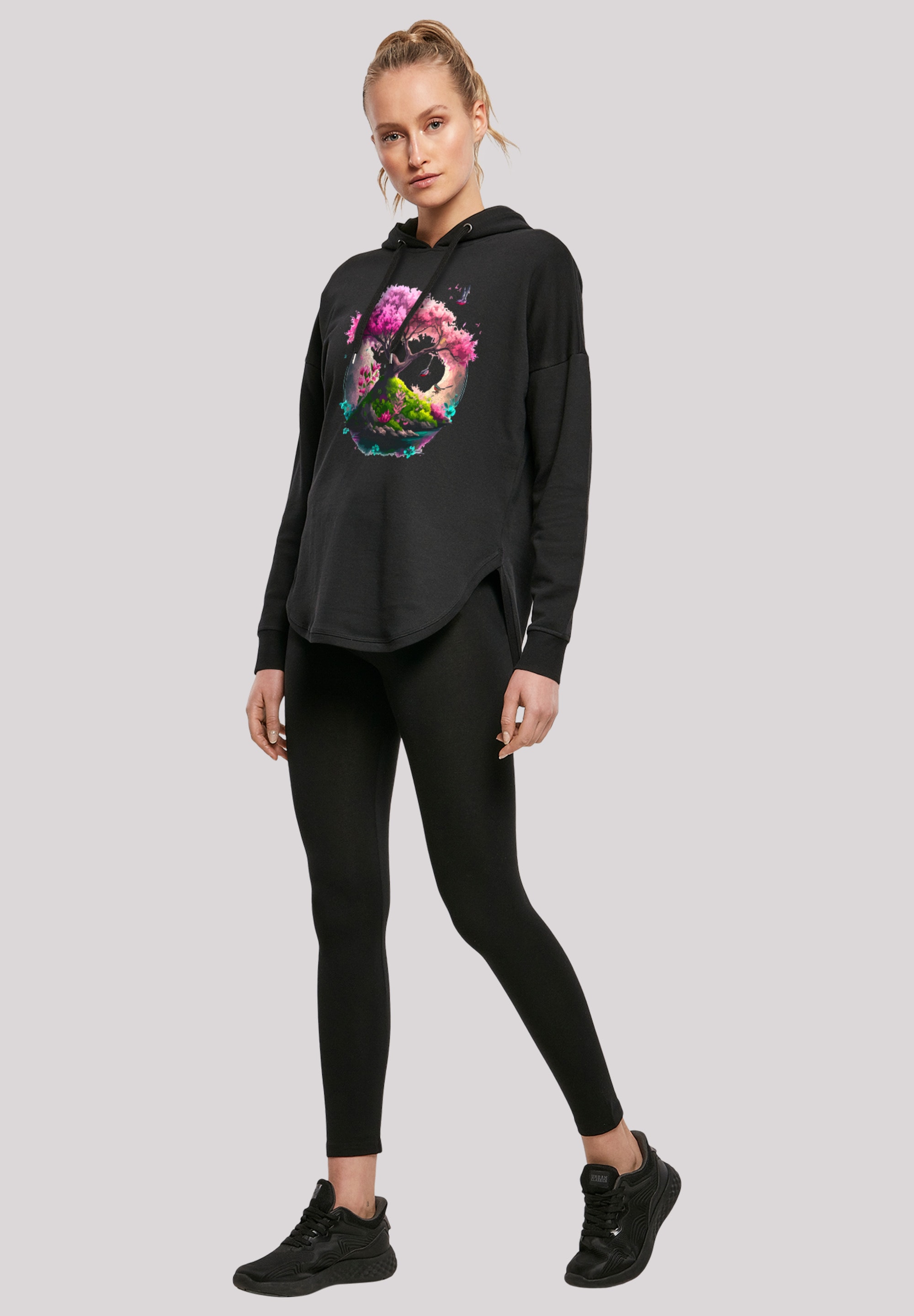 F4NT4STIC Kapuzenpullover »Kirschblüten Baum Oversize Hoodie«, Print