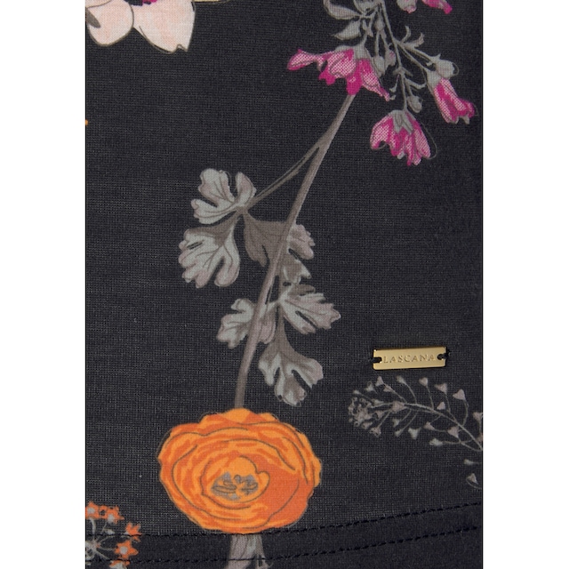 LASCANA Nachthemd, mit Wildblumen Muster online bestellen | BAUR