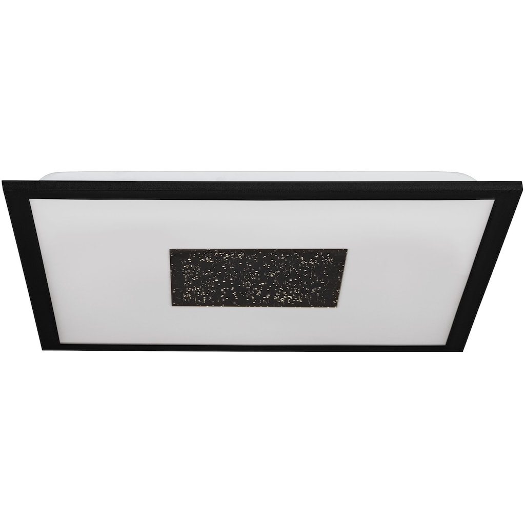 EGLO LED-Deckenleuchte »MARMORATA« in schwarz und weiß aus Alu, Stahl / inkl. und inkl. LED fest integriert - 19 Watt und 9 Watt, Ga. 44,5 x 44,5 cm