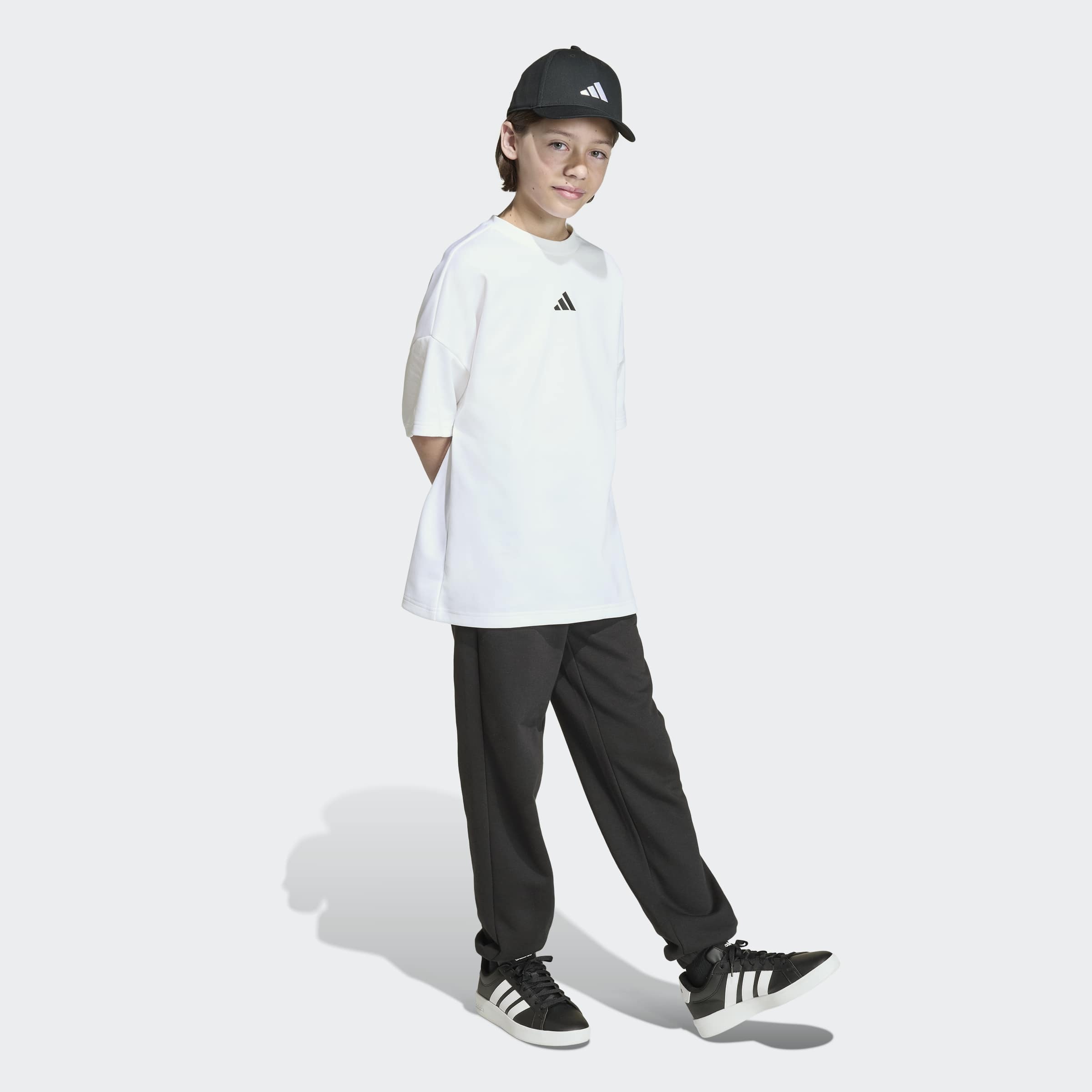adidas Sportswear T-Shirt »J FI OVSZ TEE« für Kinder, mit Rundhalsausschnitt, ohne Verschluss, aus Baumwolle