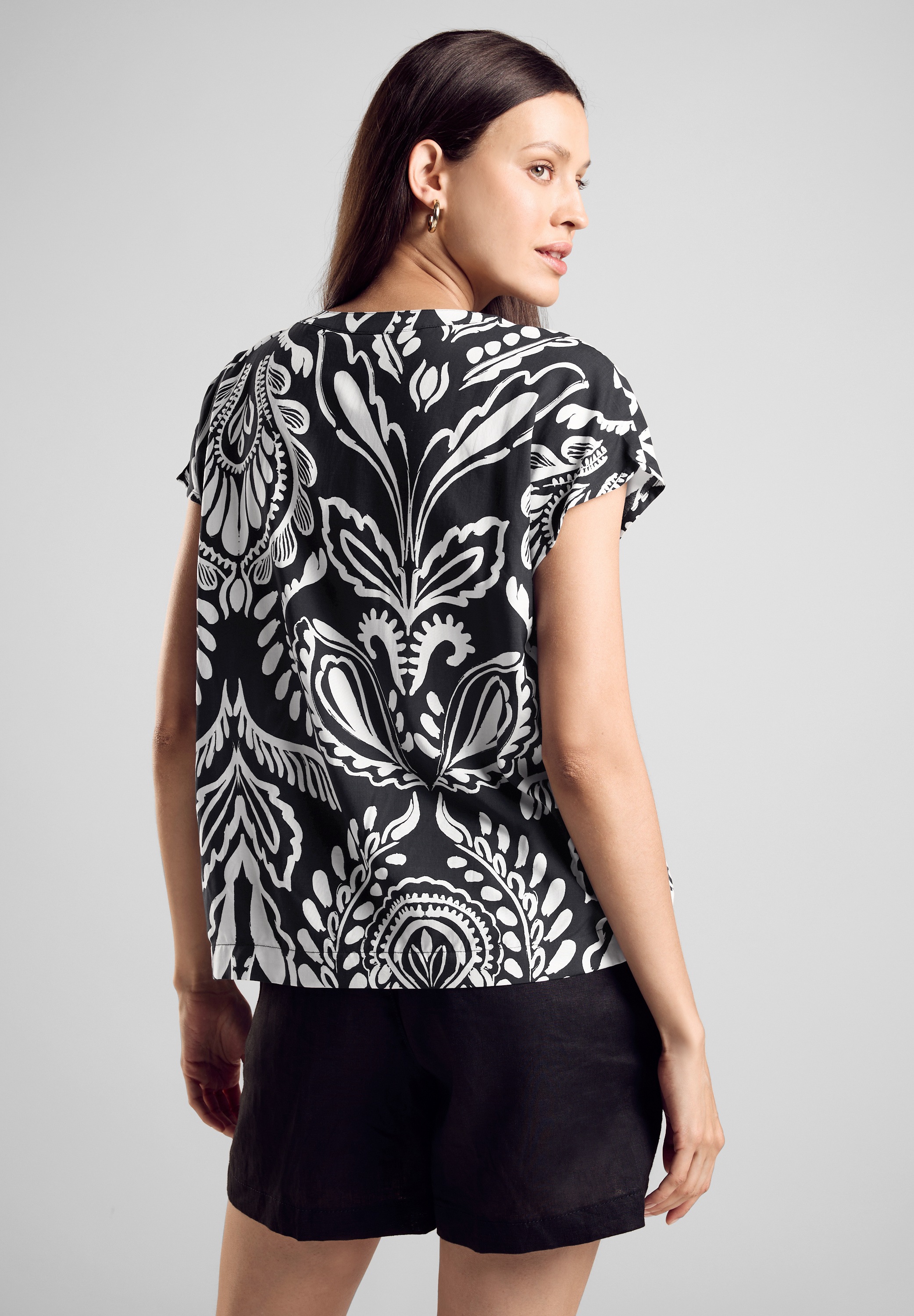 STREET ONE Shirtbluse, aus softer Viskose